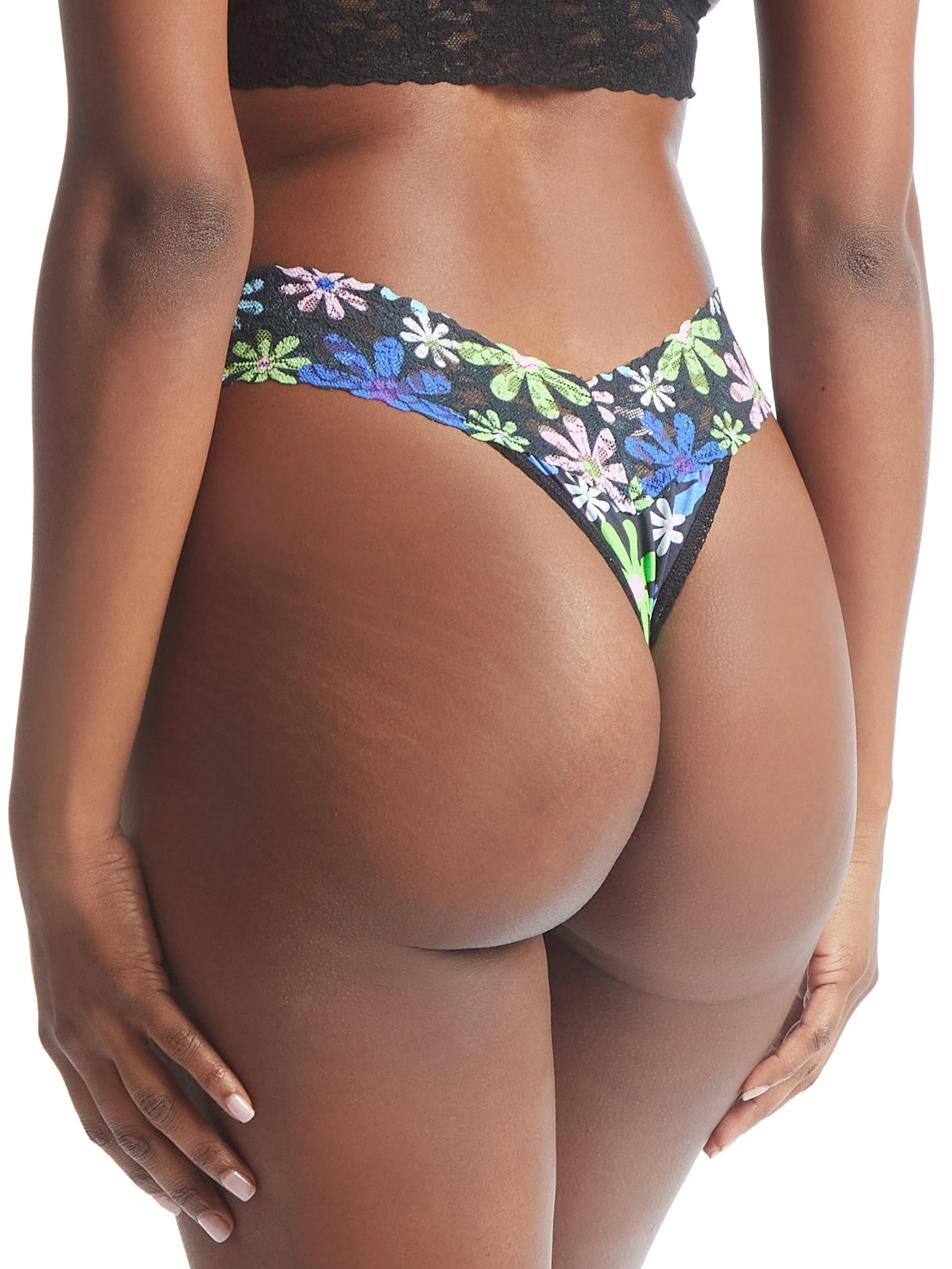 Supima® Cotton Printed Original Rise Thong Pure Joy Sale sold by Hanky Panky product image thumbnail 2