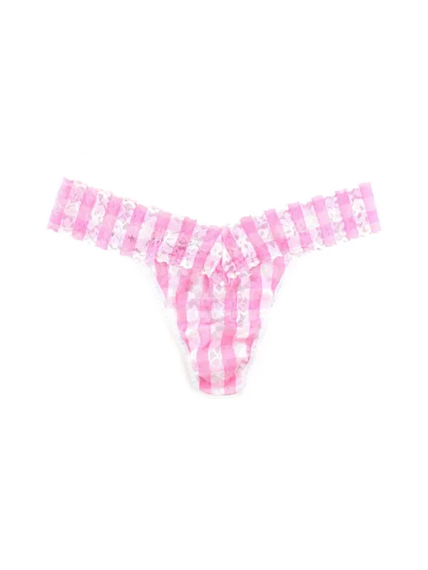 Printed Daily Lace™ Original Rise Thong Wanderlust Sale sold by Hanky Panky