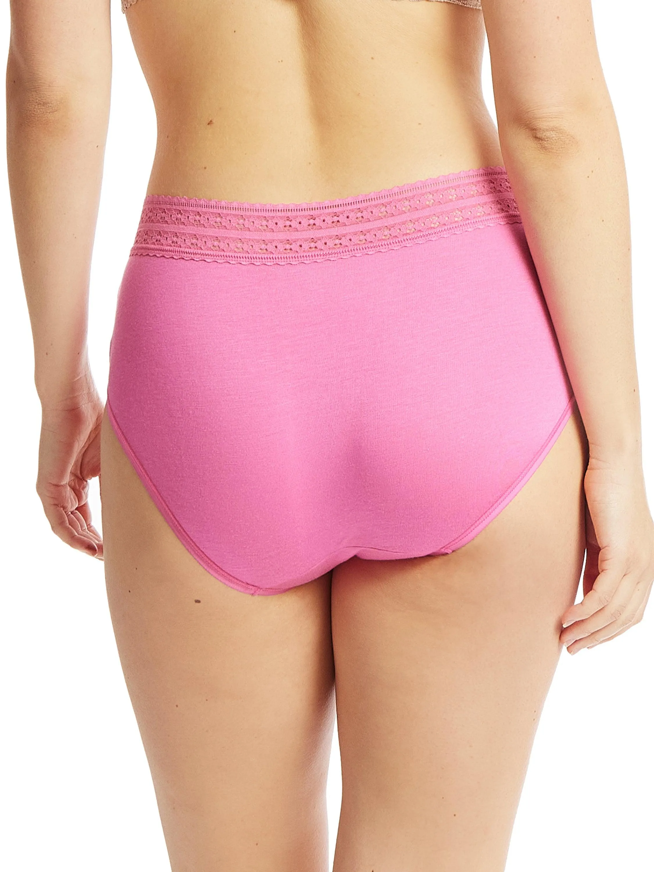DreamEase™ French Brief Kiss From A Rose Pink sold by Hanky Panky product image thumbnail 3