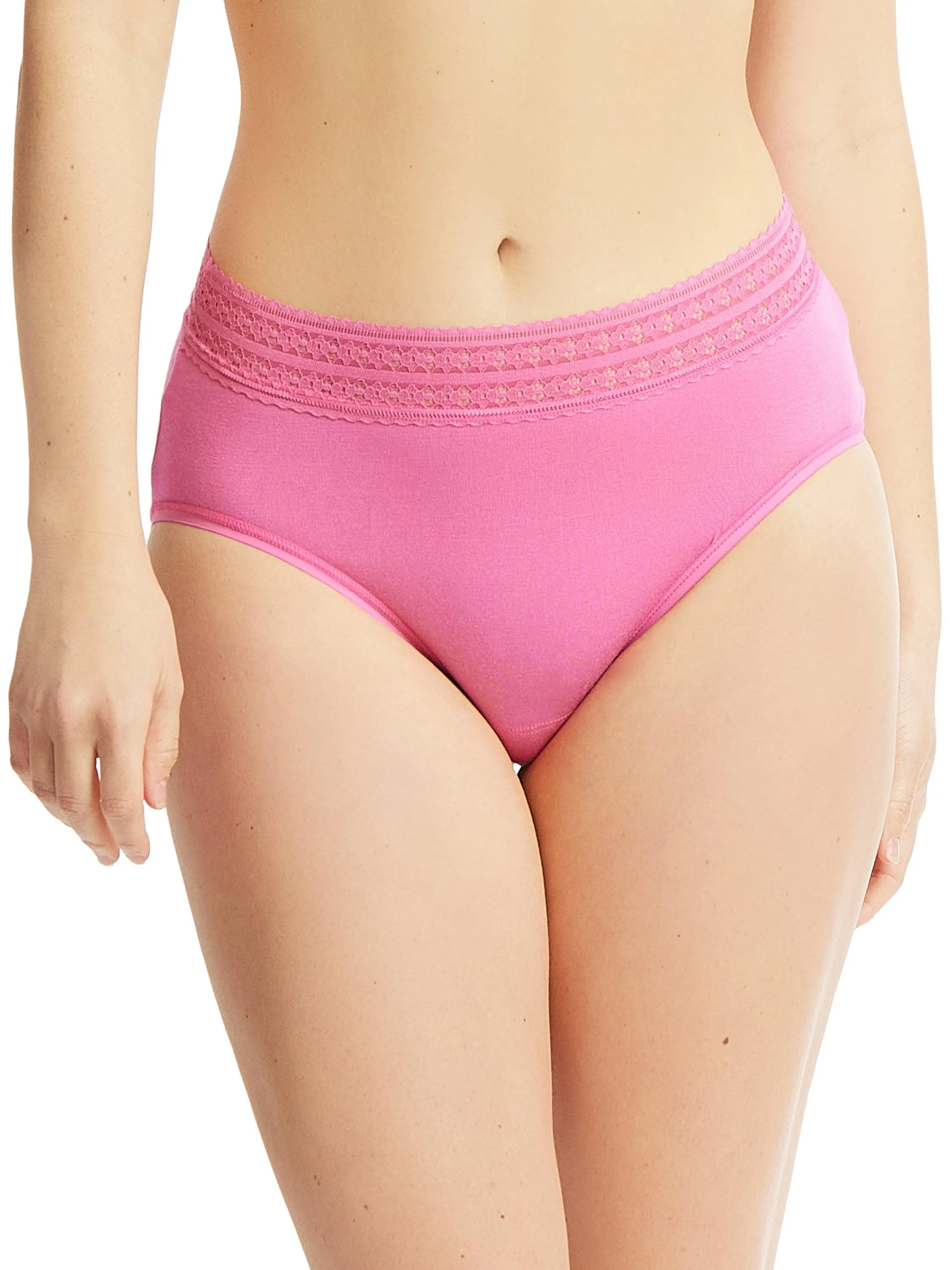DreamEase™ French Brief Kiss From A Rose Pink sold by Hanky Panky product image thumbnail 2