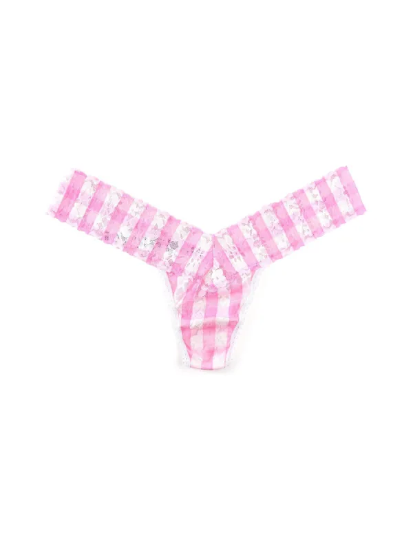 Printed Daily Lace™ Low Rise Thong Wanderlust Sale sold by Hanky Panky