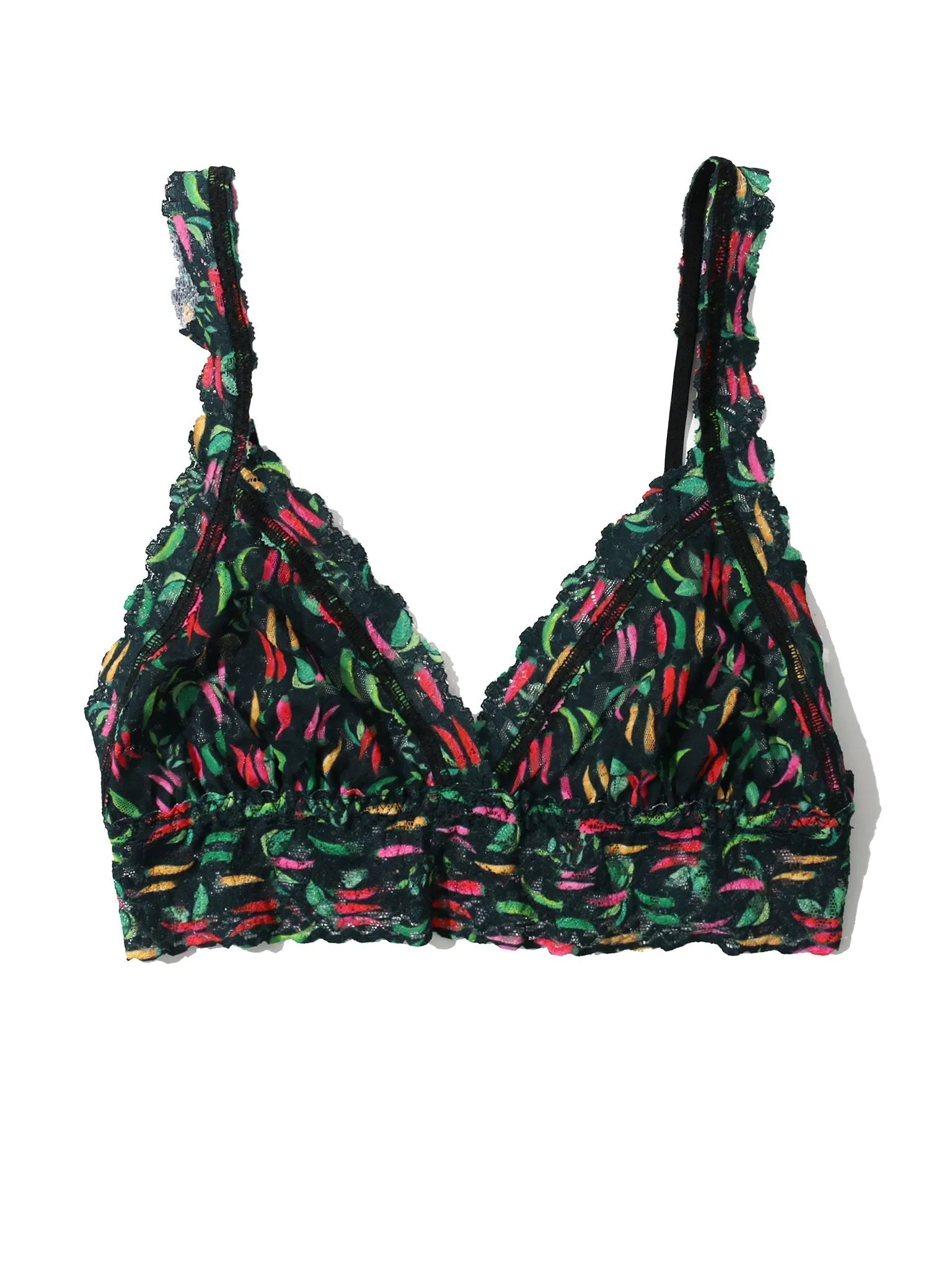 Printed Signature Lace Crossover Bralette Extra Spice Sale sold by Hanky Panky product image thumbnail 2