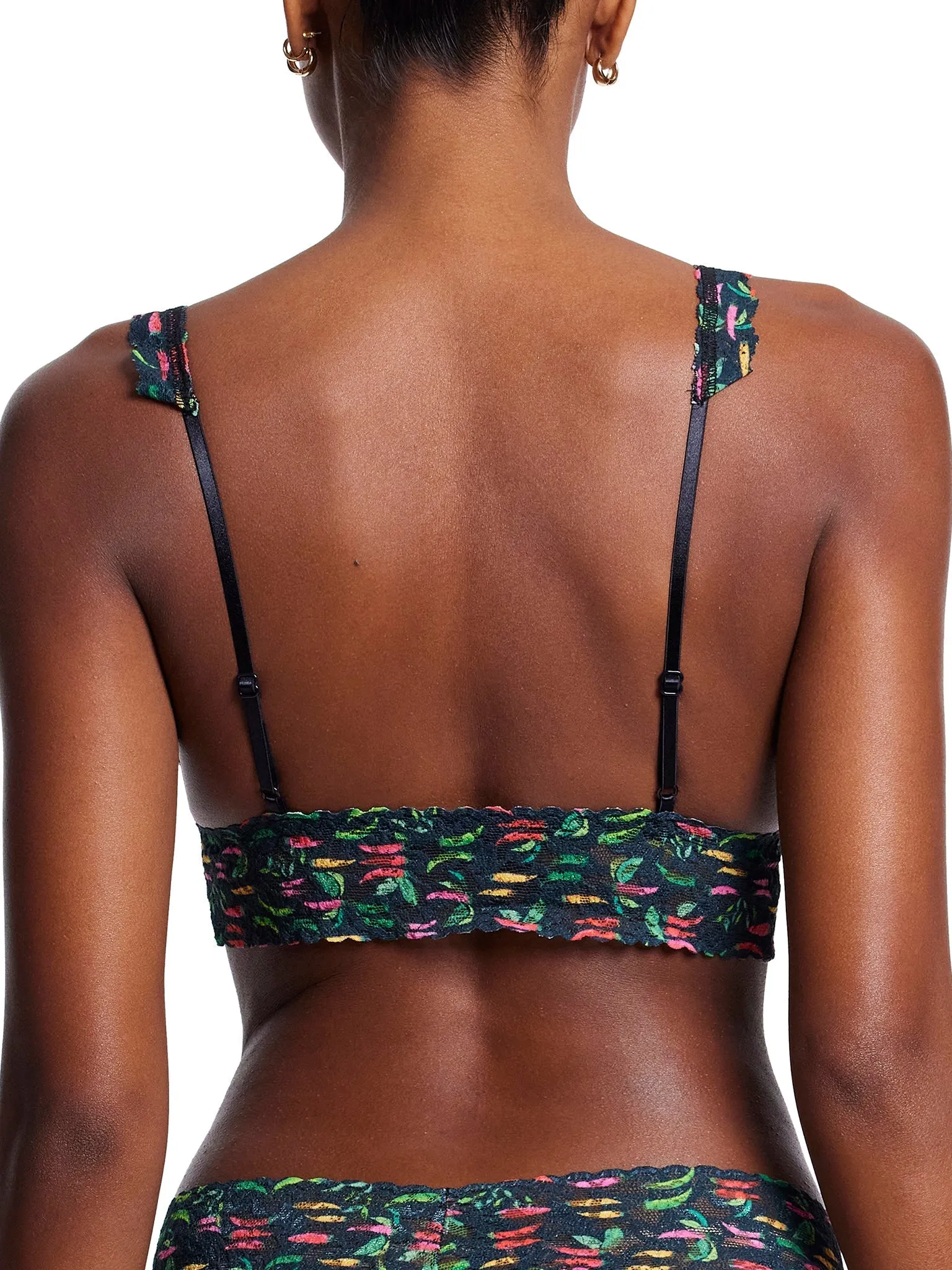Printed Signature Lace Crossover Bralette Extra Spice Sale sold by Hanky Panky product image thumbnail 3