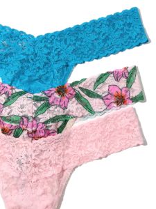 3 Pack Low Rise Thongs Exclusive Sale sold by Hanky Panky