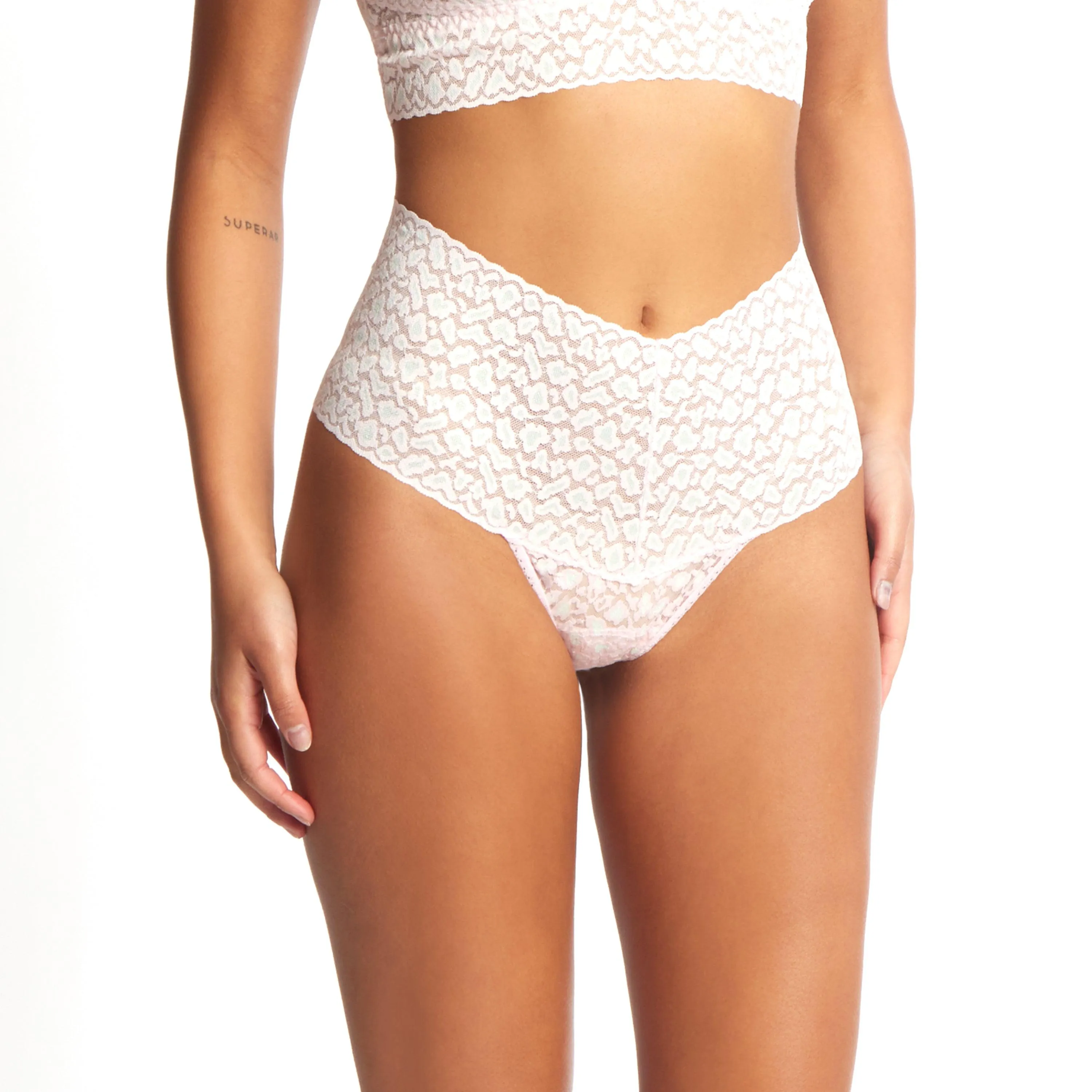 Cross-Dyed Leopard Retro Thong Monday Morning sold by Hanky Panky product image thumbnail 2