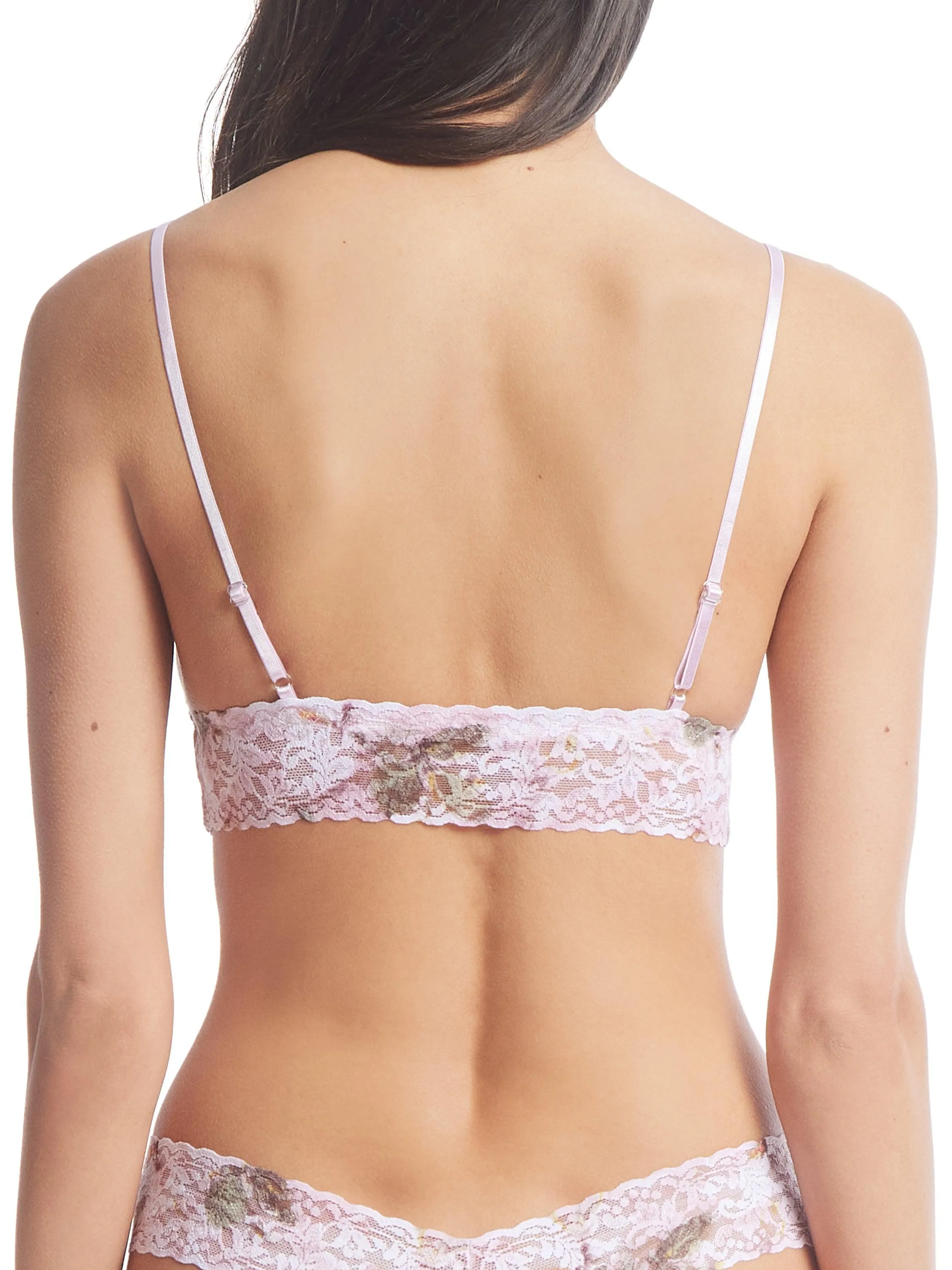 Printed Signature Lace Padded Triangle Bralette Antique Lily sold by Hanky Panky product image thumbnail 3