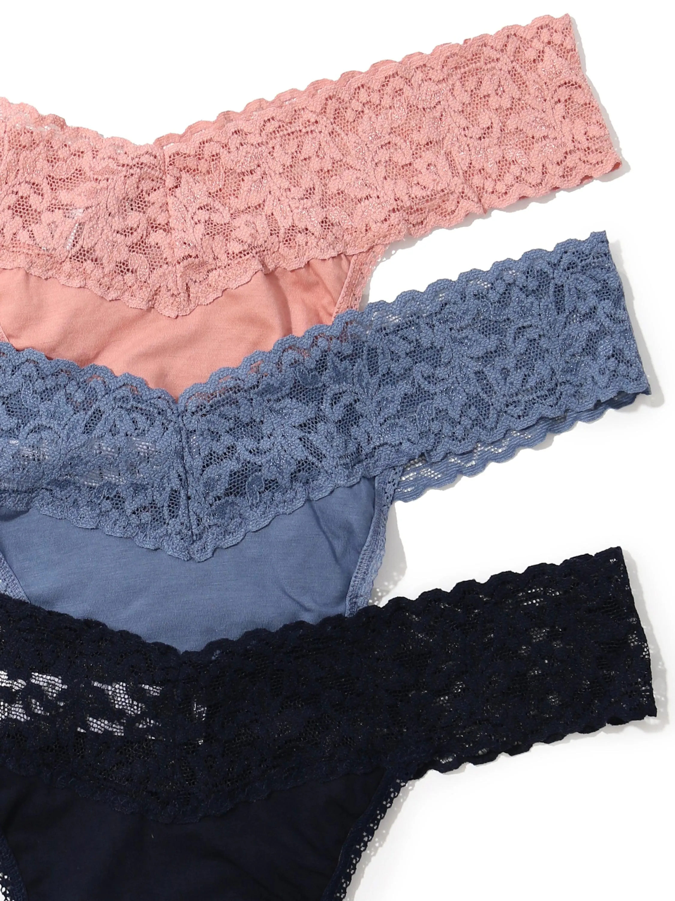 3 Pack Supima® Cotton Original Rise Thongs Rooibos sold by Hanky Panky product image thumbnail 2