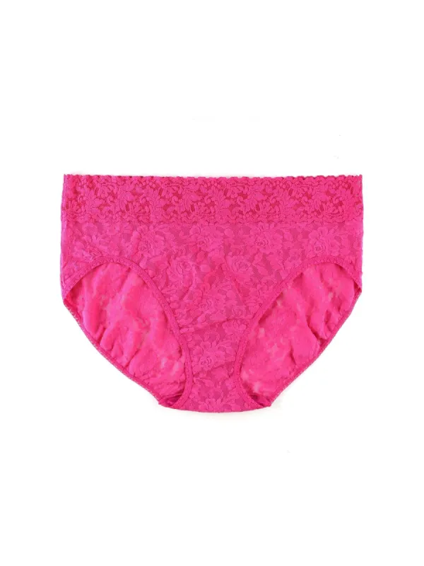Plus Size Signature Lace French Brief Intuition Pink sold by Hanky Panky