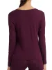 MellowLuxe™ Long Sleeve Top Dried Cherry Red Sale sold by Hanky Panky