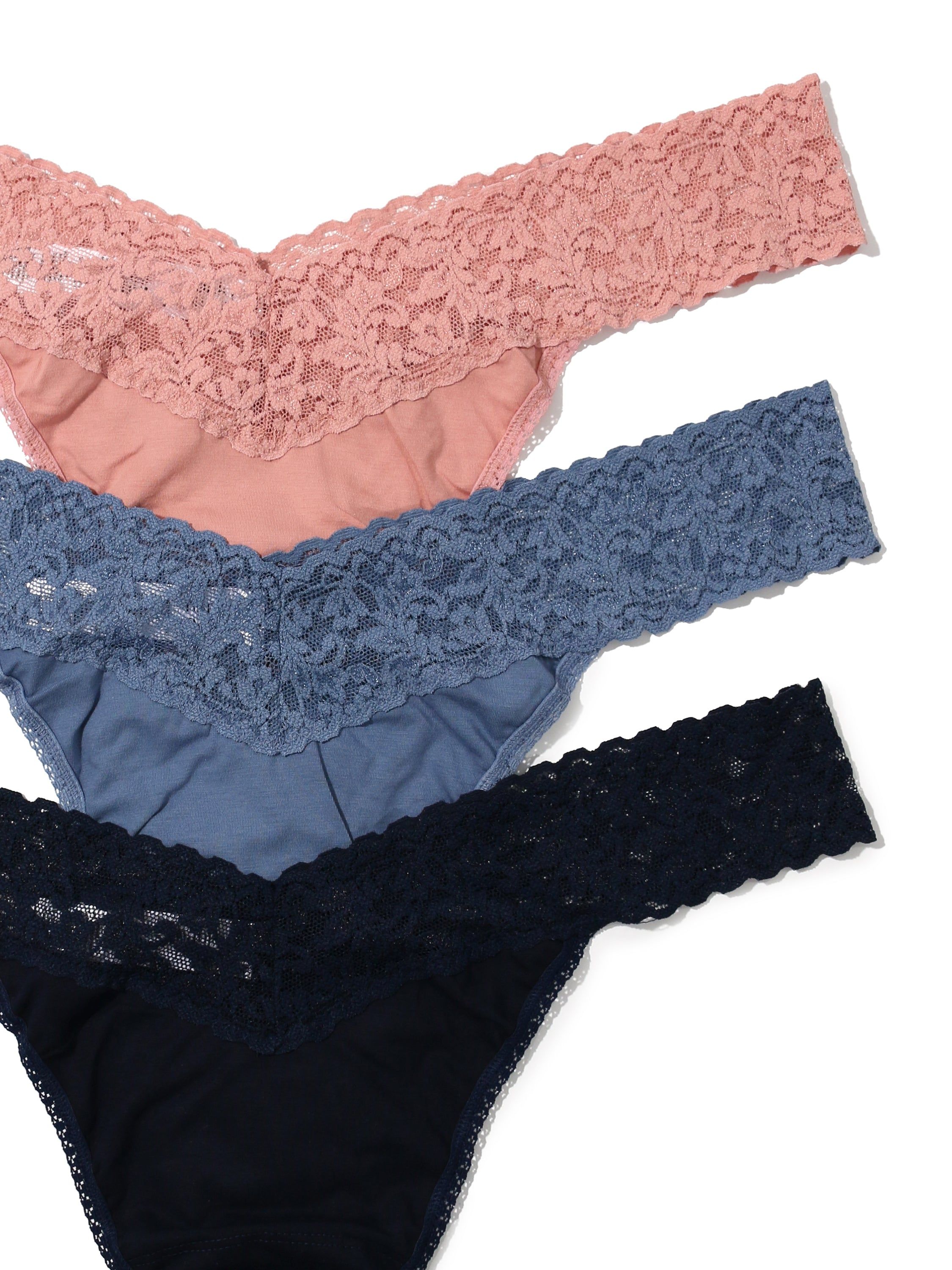 3 Pack Supima® Cotton Plus Size Thongs Sale sold by Hanky Panky product image thumbnail 4