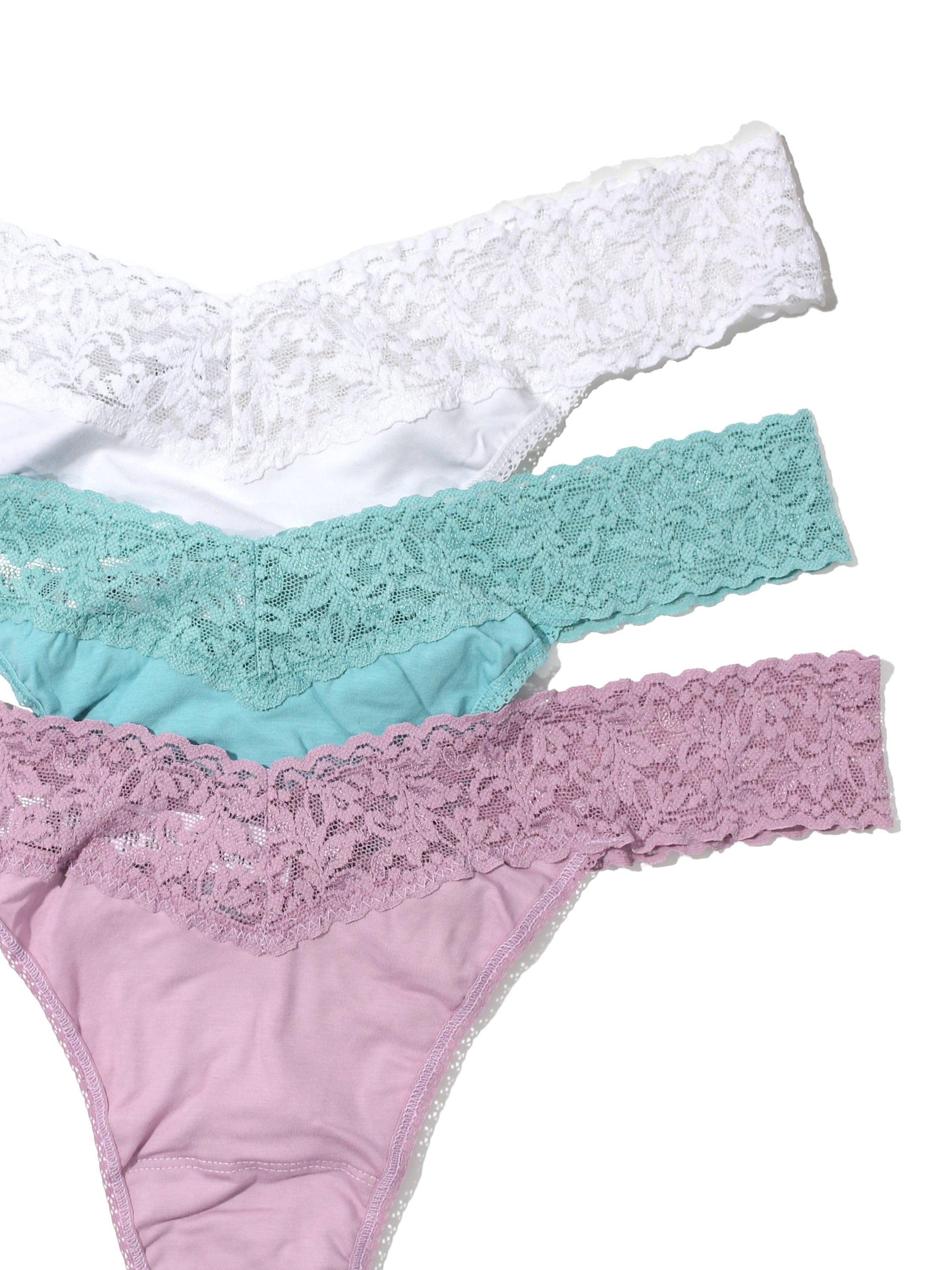 3 Pack Supima® Cotton Plus Size Thongs Sale sold by Hanky Panky product image thumbnail 2