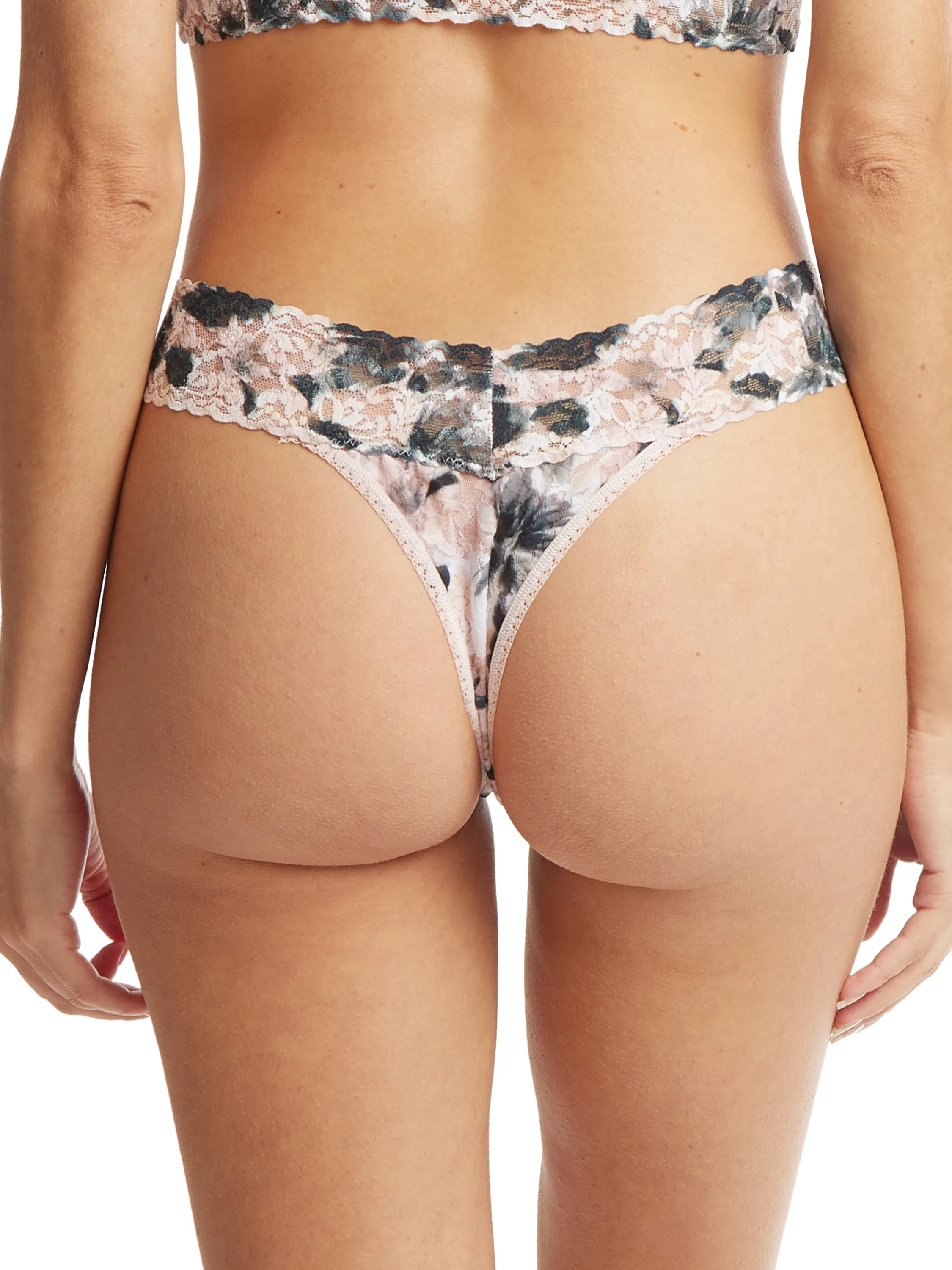 Printed Signature Lace Original Rise Thong Still Life Sale sold by Hanky Panky product image thumbnail 2