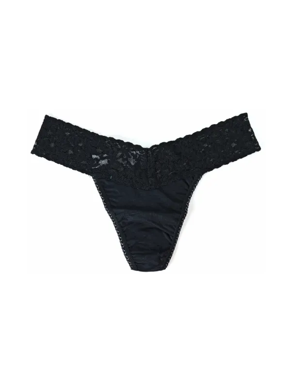 Petite Size Supima® Cotton Low Rise Thong sold by Hanky Panky
