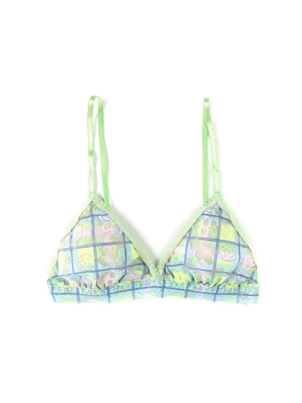 Daily Lace™ Printed Essential Padded Bralette Hazy Morning Sale sold by Hanky Panky
