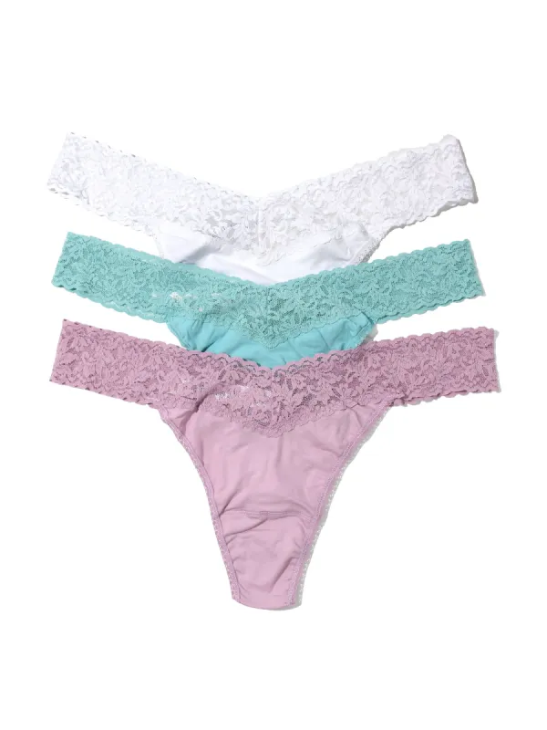 3 Pack Supima® Cotton Plus Size Thongs Sale sold by Hanky Panky