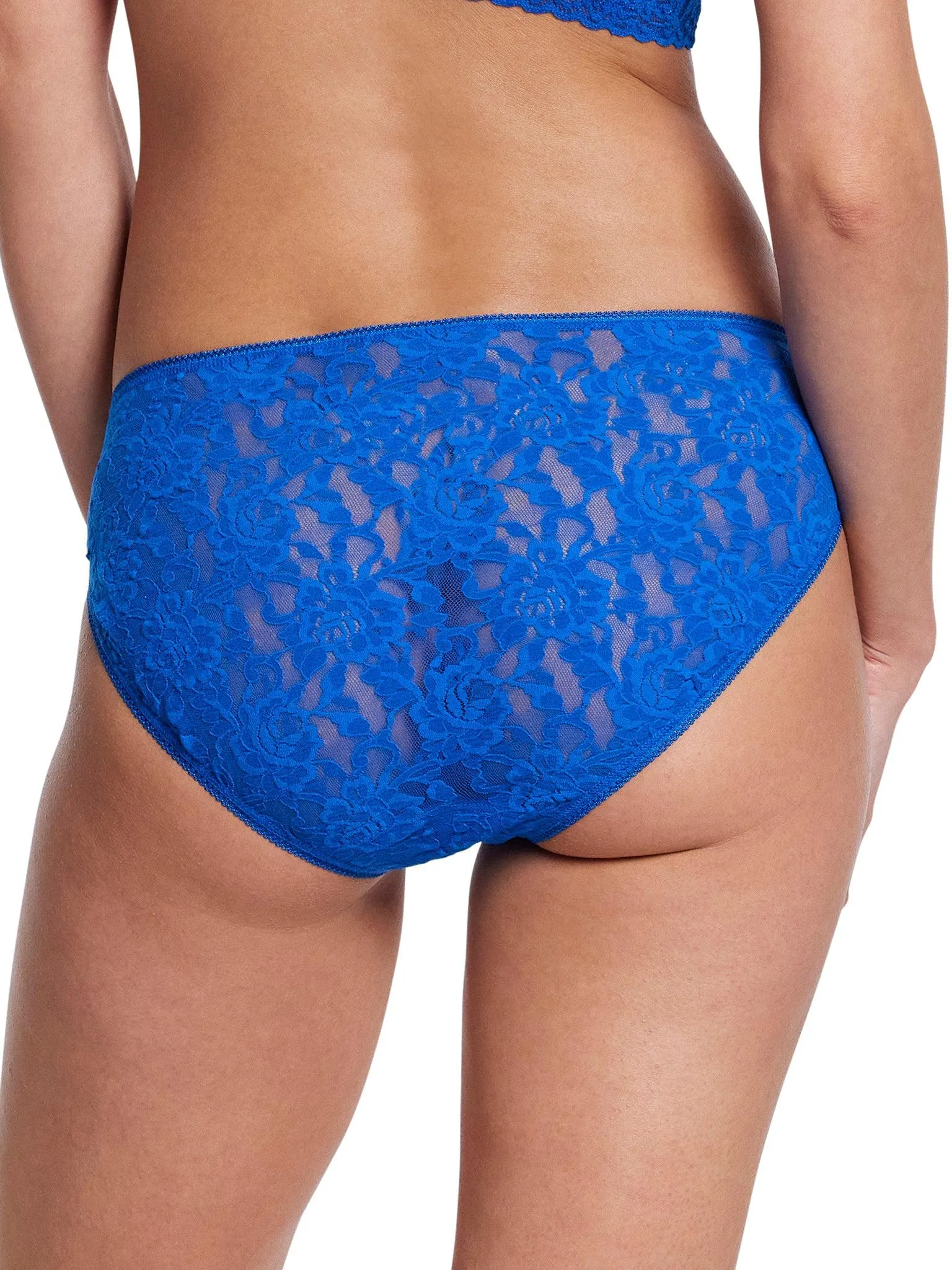 Signature Lace Bikini Deep Dive Blue Sale sold by Hanky Panky product image thumbnail 3