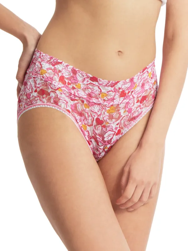 Printed Signature Lace French Brief XOXO Sale sold by Hanky Panky