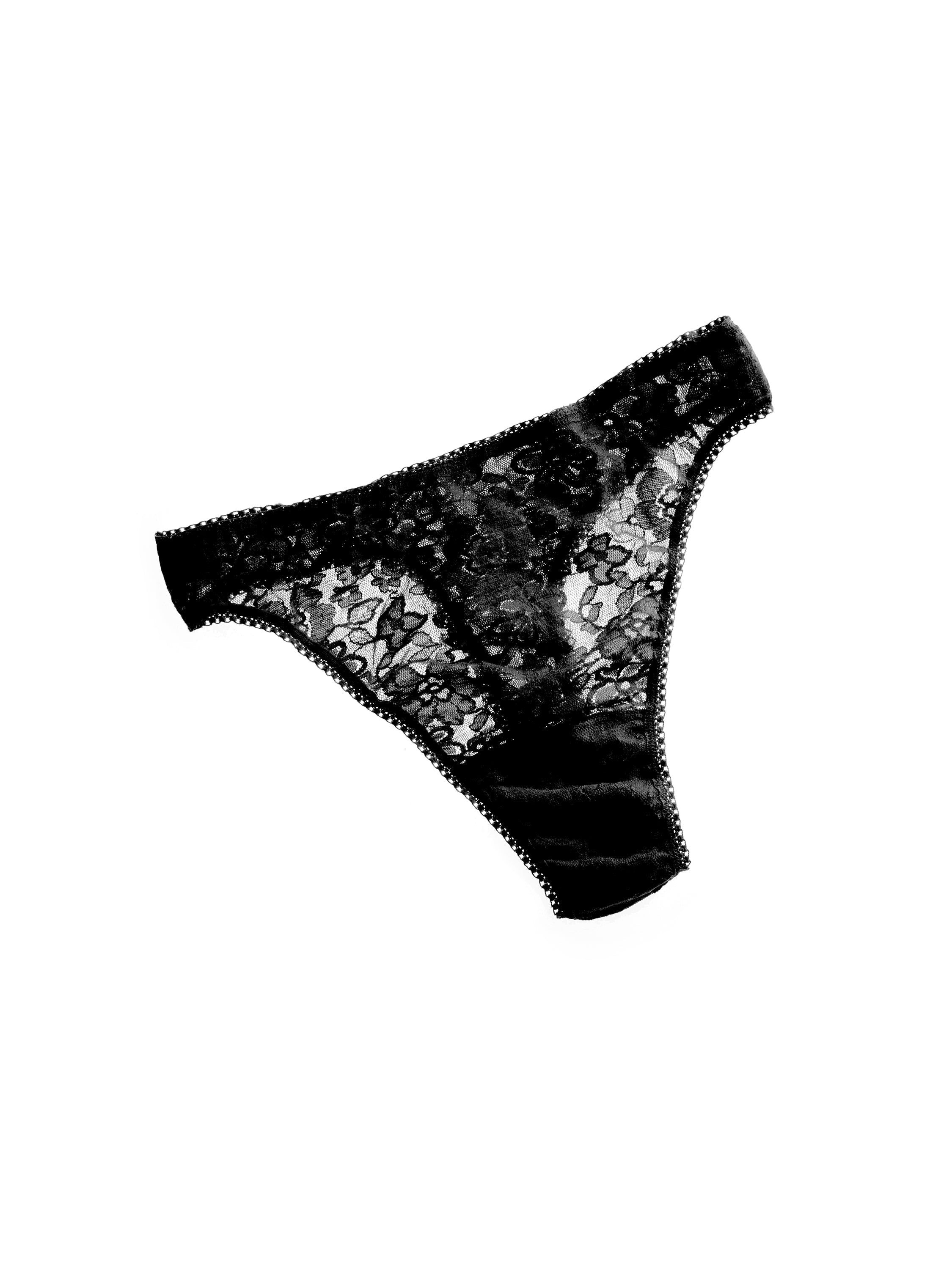 Daily Lace™ High Cut Thong Black Sale sold by Hanky Panky
