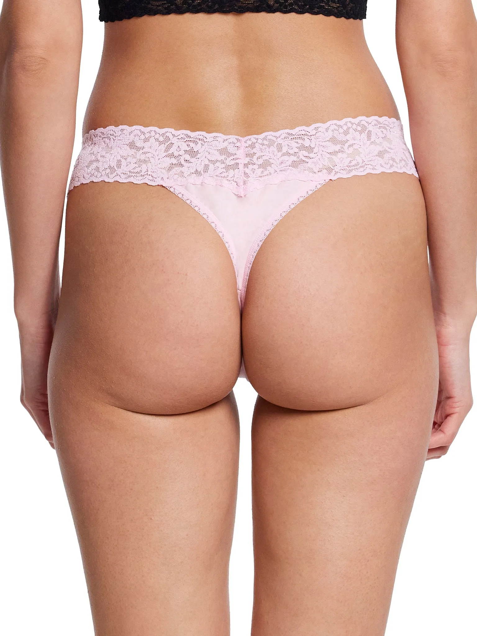 Supima® Cotton Original Rise Thong Bliss Pink sold by Hanky Panky product image thumbnail 3