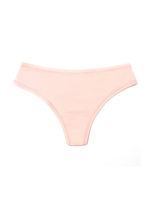 Playstretch™ Natural Rise Thong Sweet Nothing Pink sold by Hanky Panky