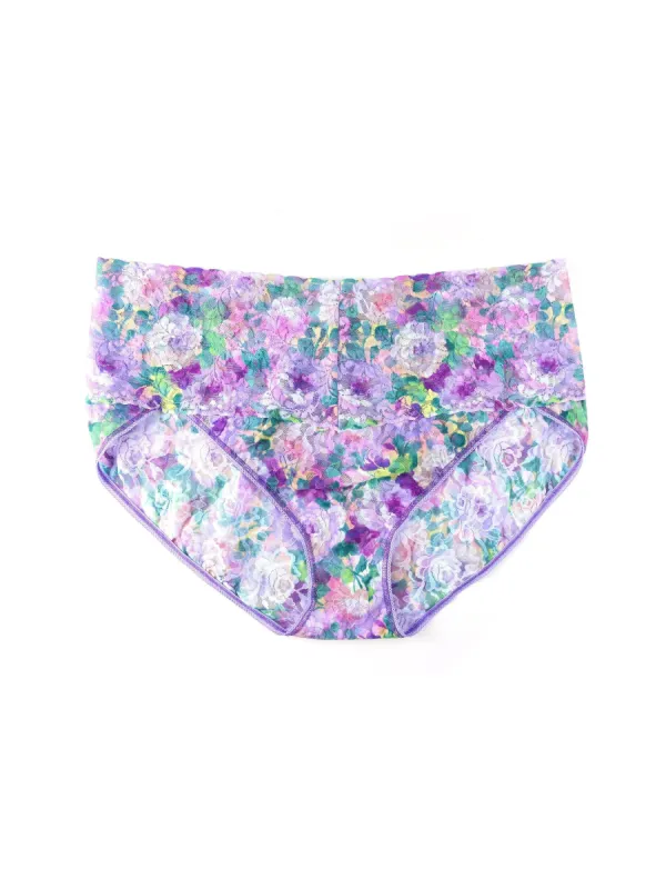 Plus Size Printed Retro Lace V-kini Bathe In Petals Sale sold by Hanky Panky