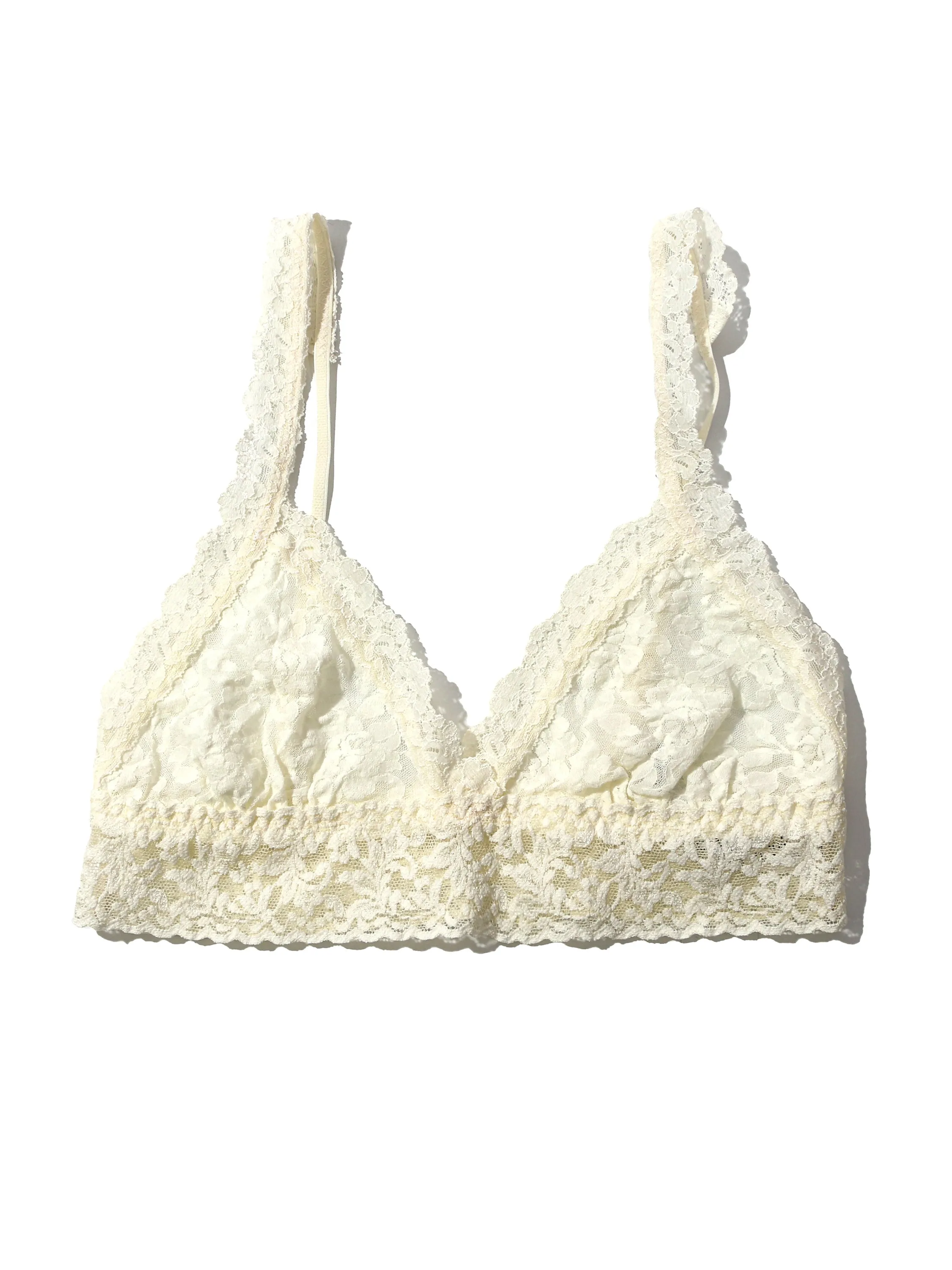 Signature Lace Crossover Bralette Marshmallow Sale sold by Hanky Panky product image thumbnail 2