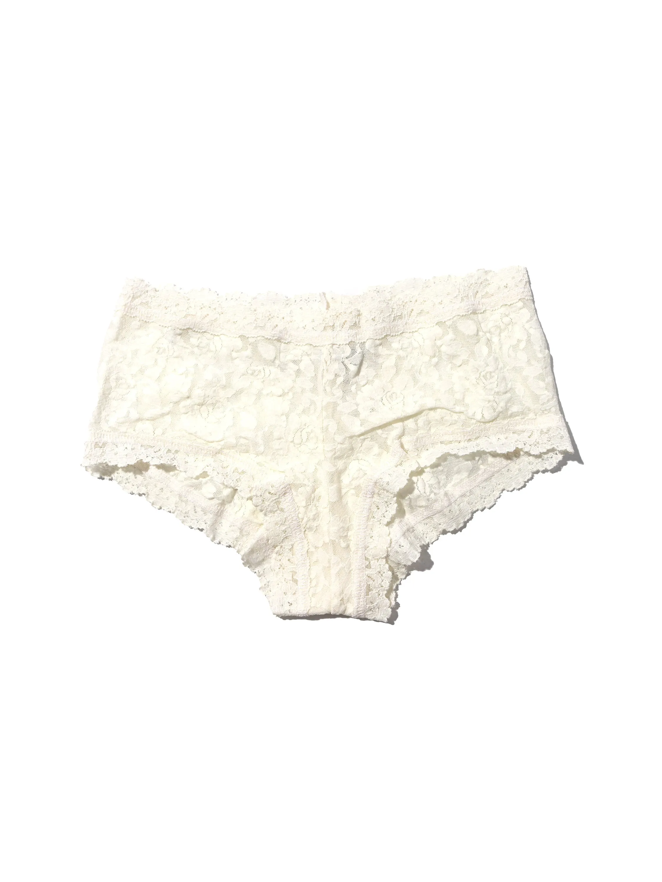 Signature Lace® Boyshort Marshmallow sold by Hanky Panky