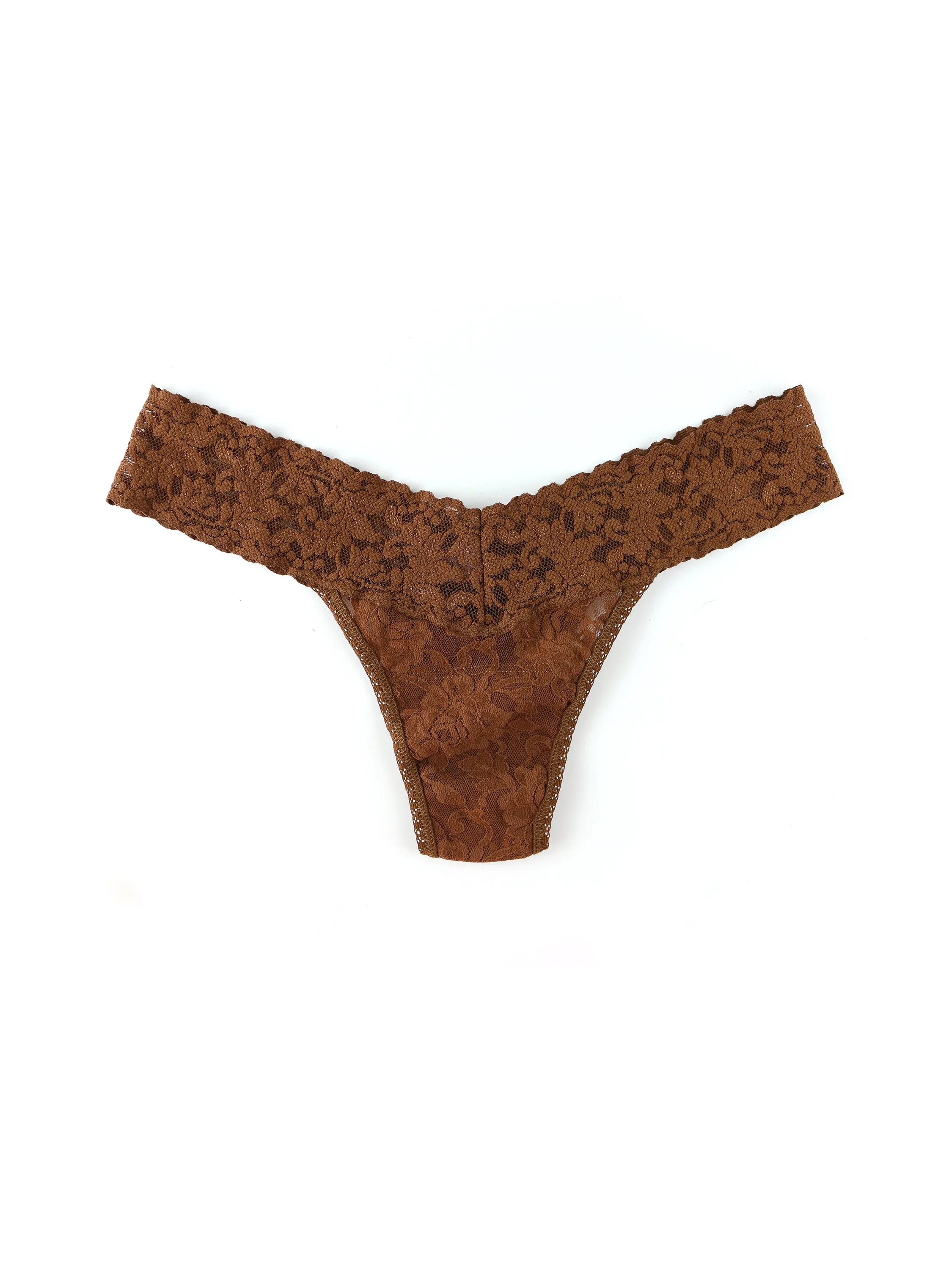 4911® Signature Lace® Low Rise Thong Macchiato Brown sold by Hanky Panky product image thumbnail 3