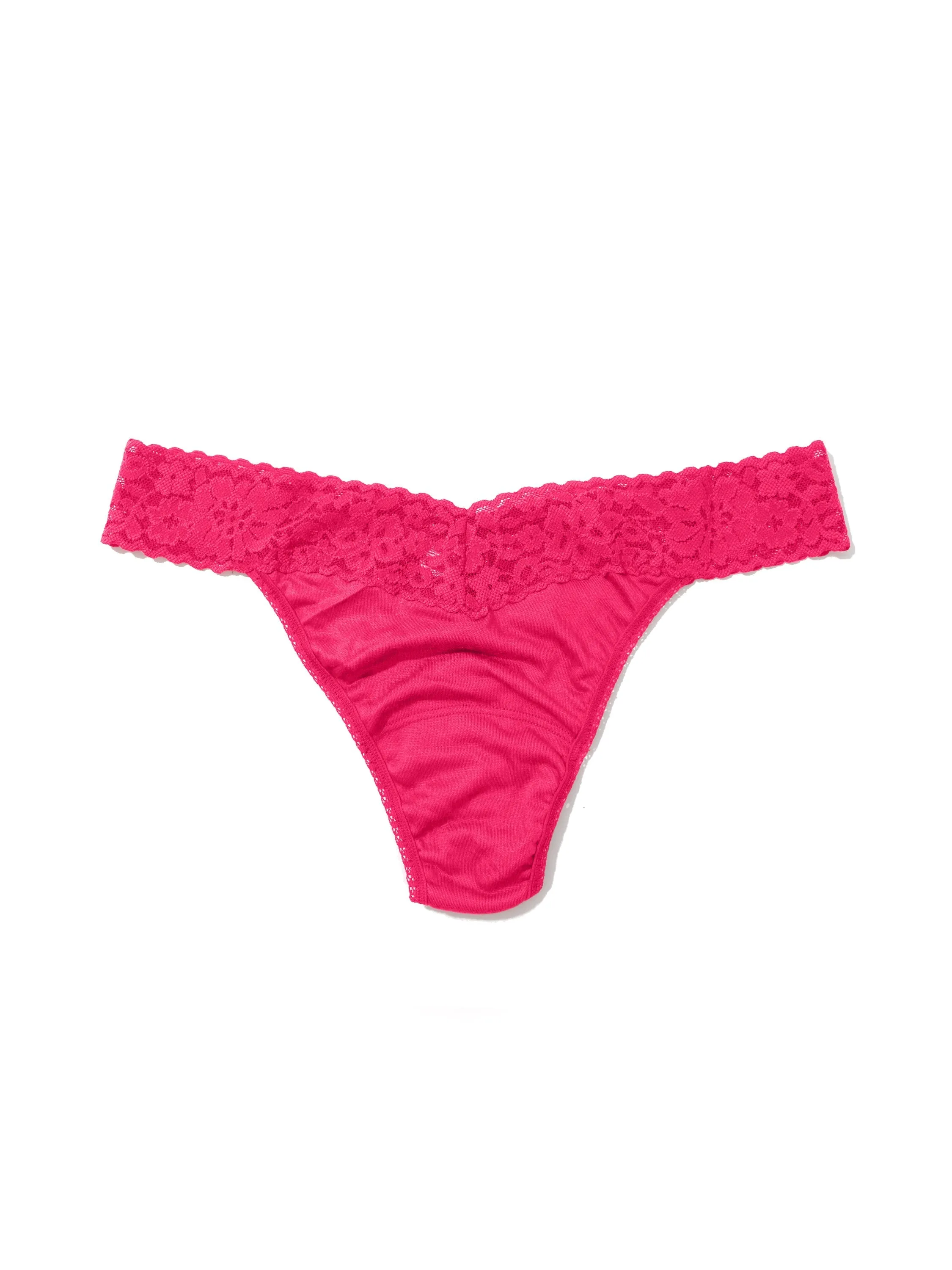Plus Size DreamEase™ Thong Rare Pink sold by Hanky Panky