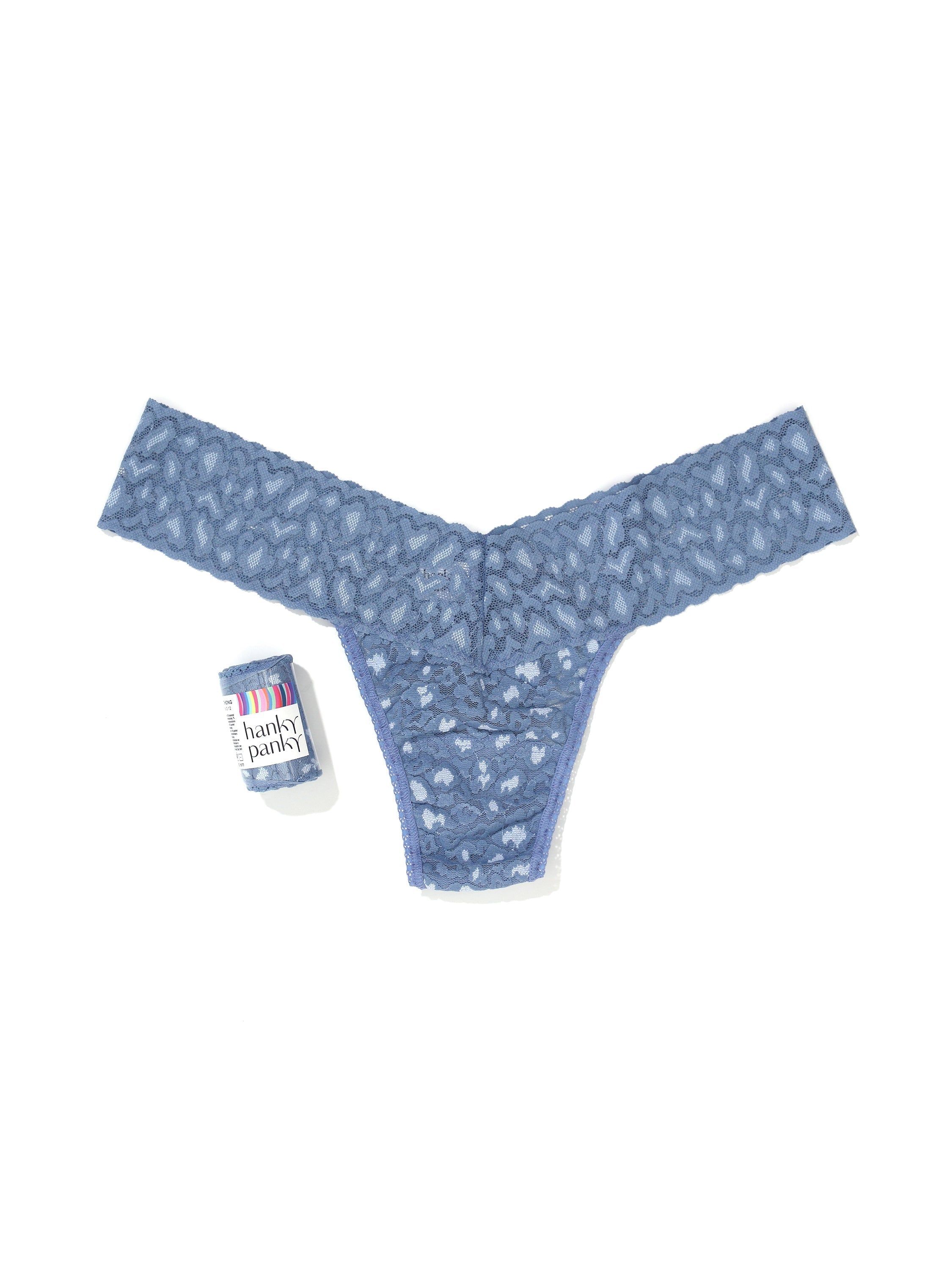 Cross Dyed Leopard Low Rise Thong sold by Hanky Panky product image thumbnail 4