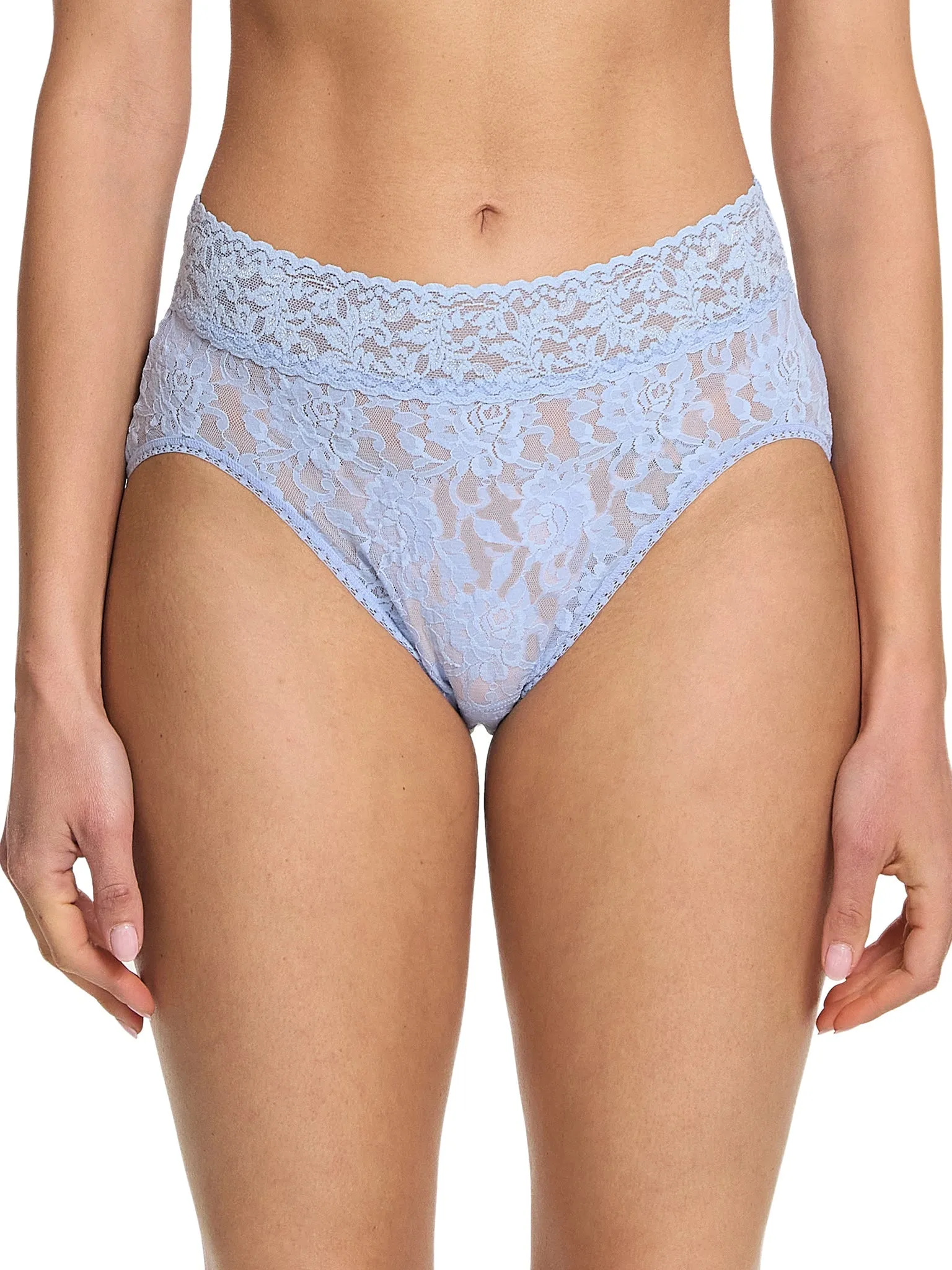 Signature Lace French Brief Clarity Blue Sale sold by Hanky Panky