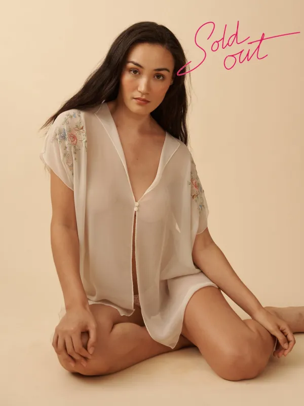Atelier Vintage Cover Up Ivory sold by Hanky Panky