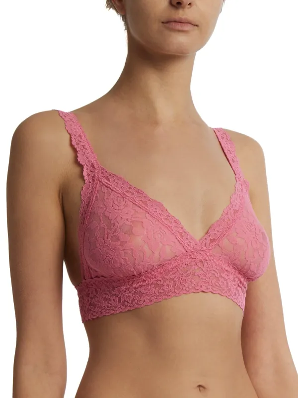 Signature Lace Crossover Bralette Guava Pink Sale sold by Hanky Panky