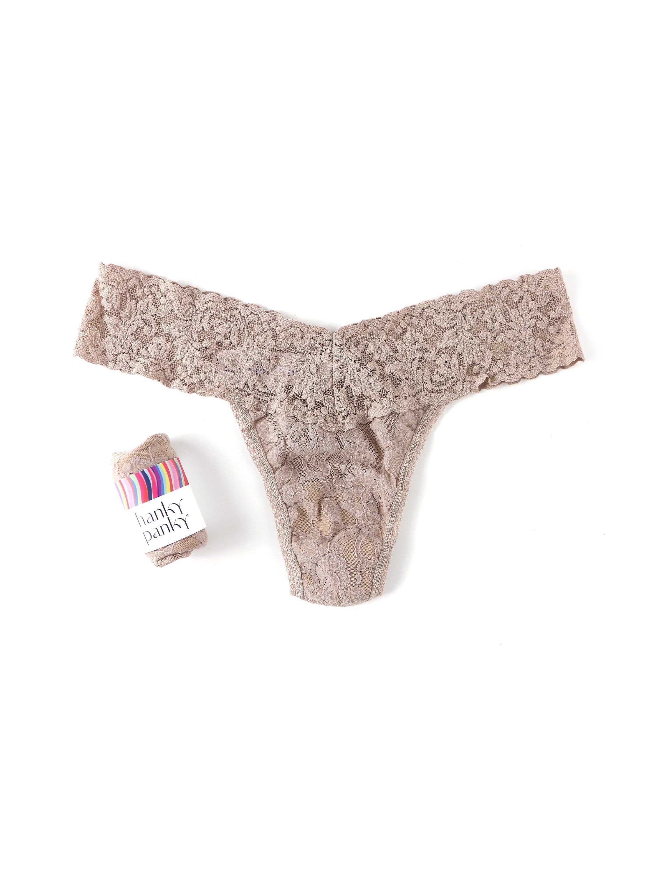 Petite Size Signature Lace Low Rise Thong sold by Hanky Panky product image thumbnail 25