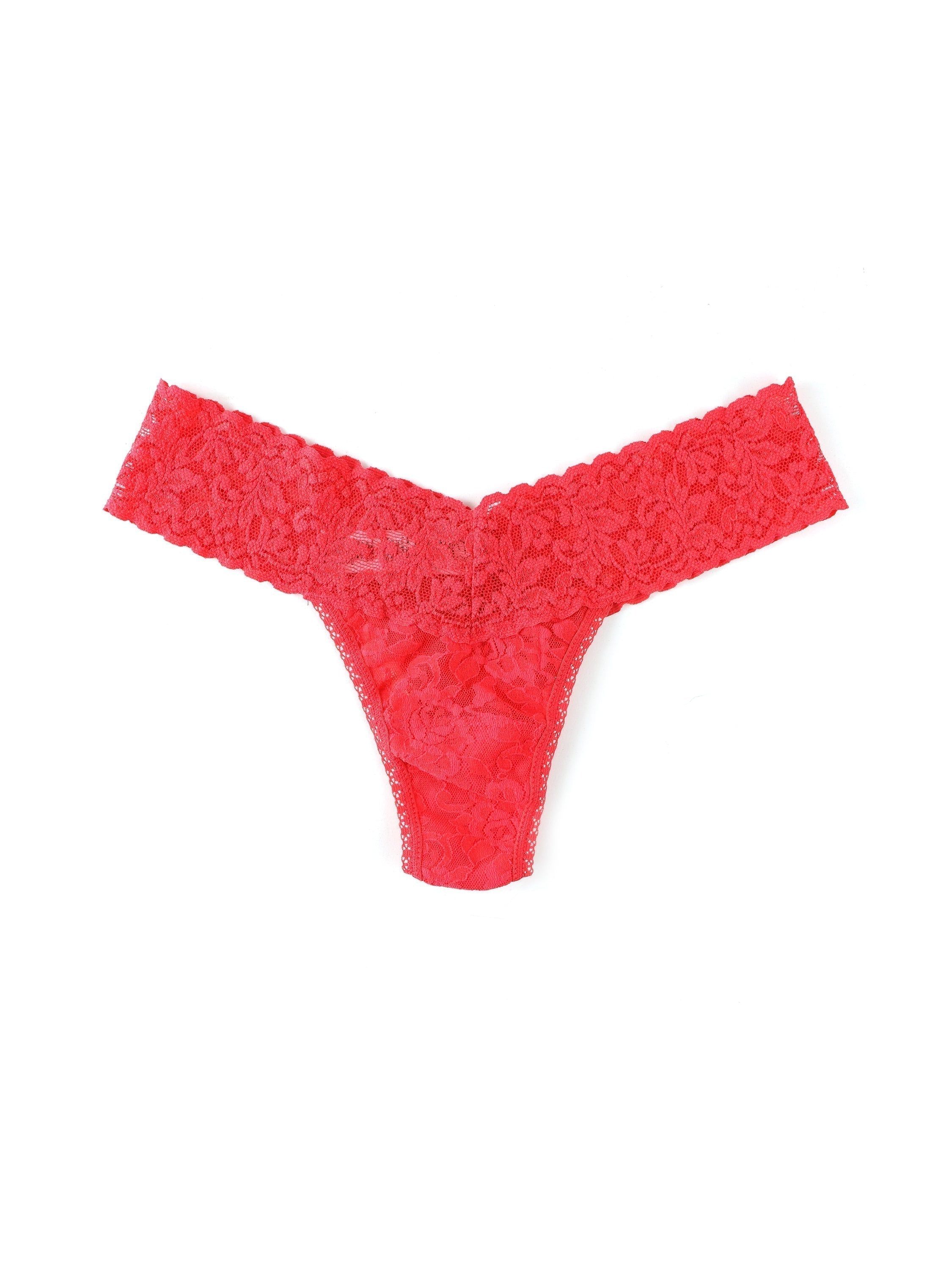 Petite Size Signature Lace Low Rise Thong sold by Hanky Panky product image thumbnail 8