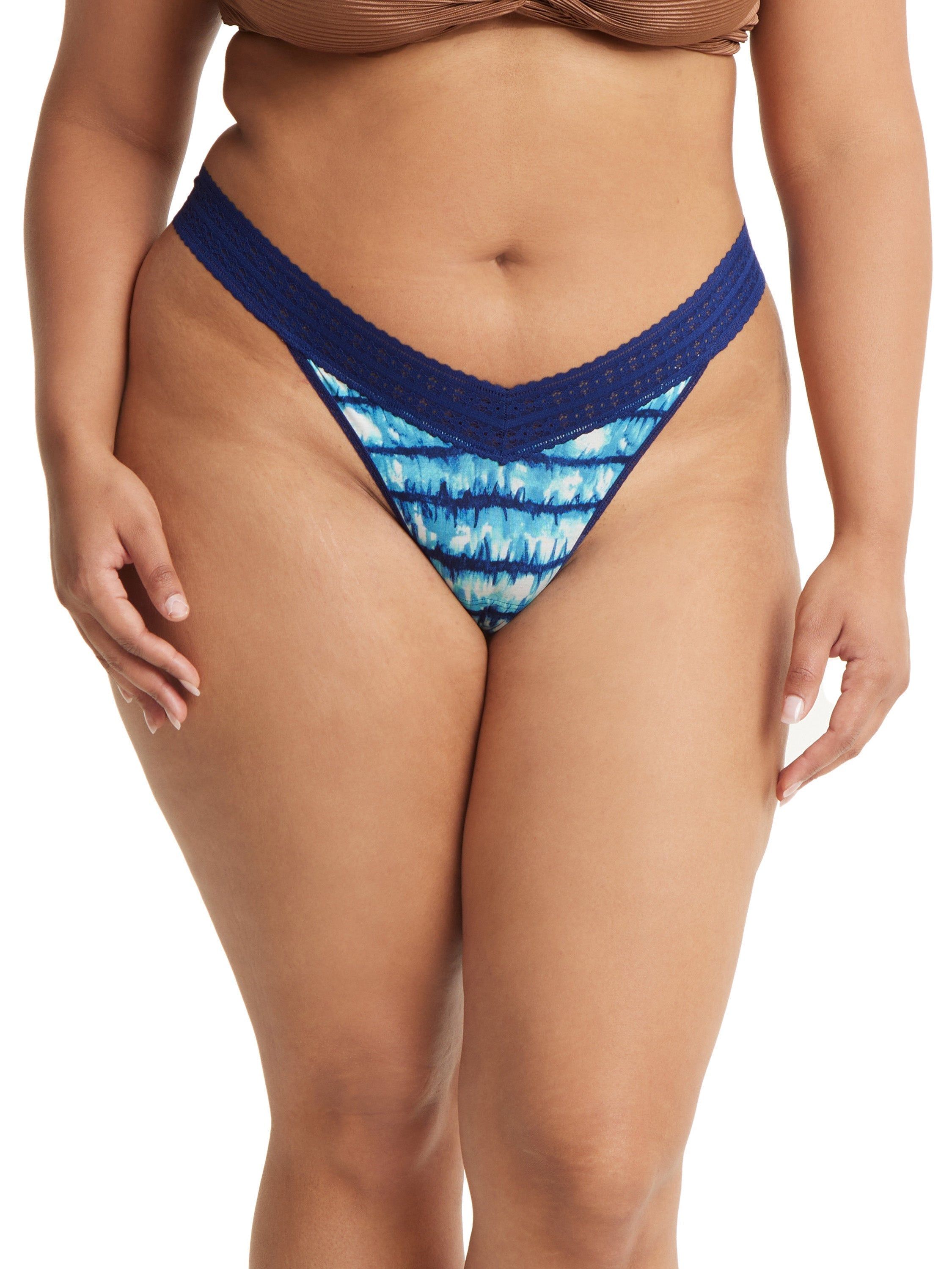 Plus Size Printed DreamEase™ Thong Exclusive sold by Hanky Panky product image thumbnail 2