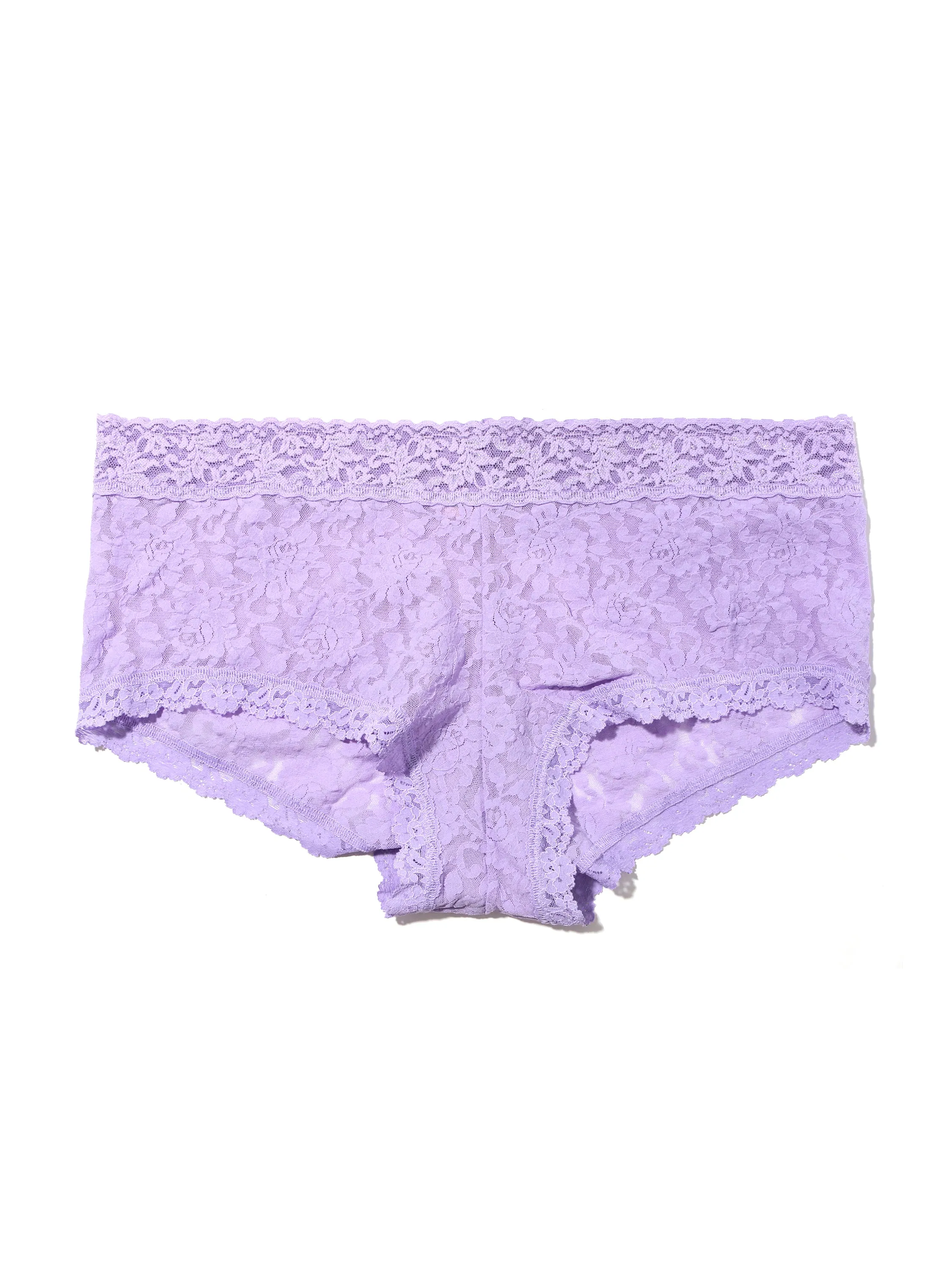 Plus Size Signature Lace Boyshort Wisteria Purple Sale sold by Hanky Panky