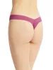 DreamEase™ Low Rise Thong California Raisin Purple sold by Hanky Panky