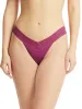 DreamEase™ Low Rise Thong California Raisin Purple sold by Hanky Panky