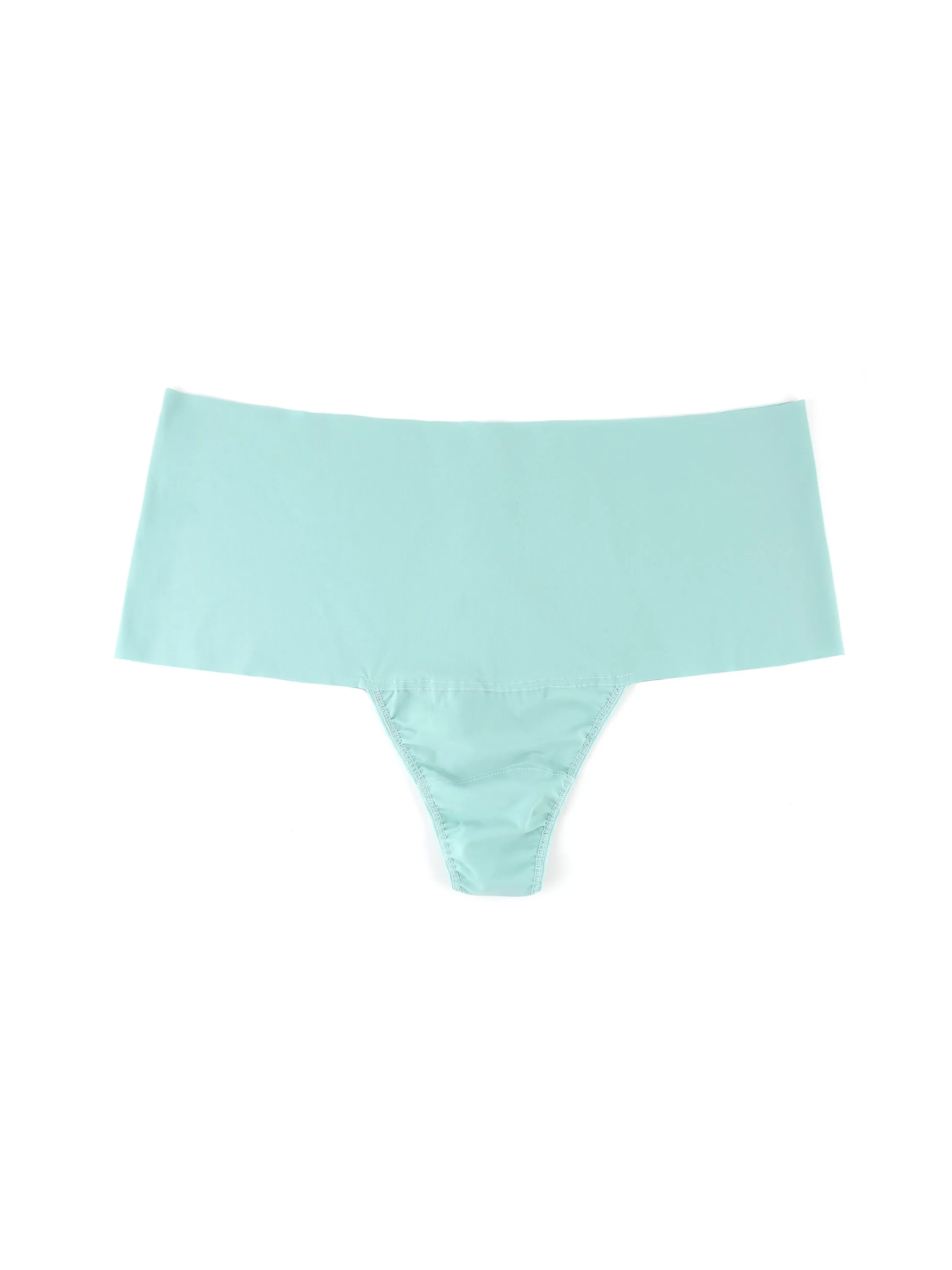 Plus Size BreatheSoft™ High Rise Thong Exclusive Eucalyptus sold by Hanky Panky