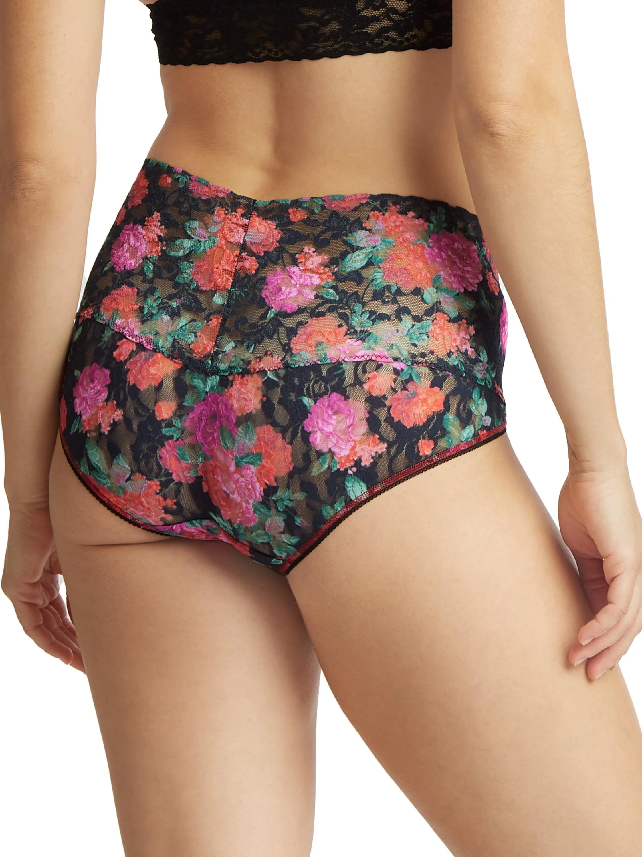 Printed Retro Lace V-Kini Autobiography sold by Hanky Panky