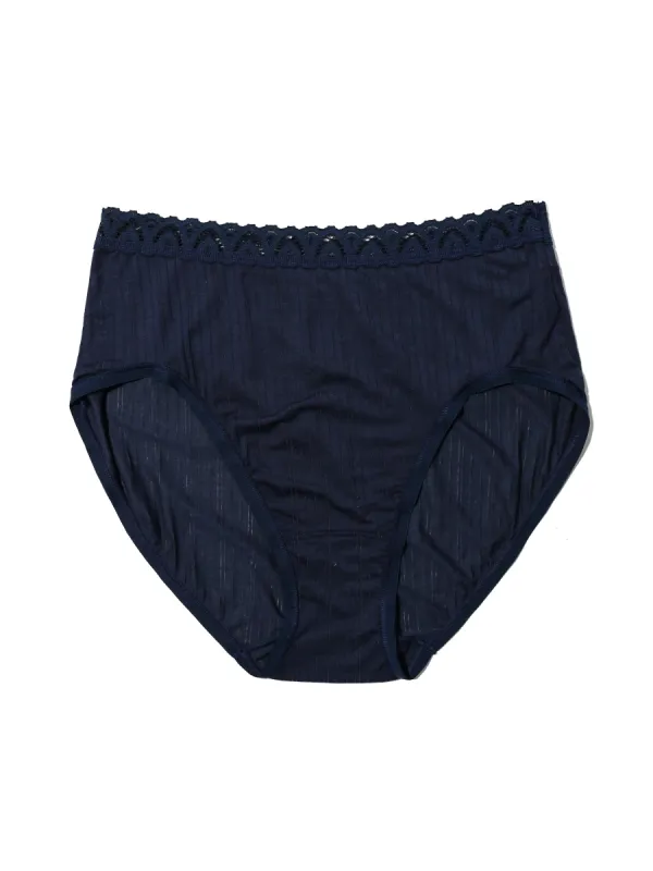 MellowLuxe™ French Brief Bicoastal Blue Sale sold by Hanky Panky