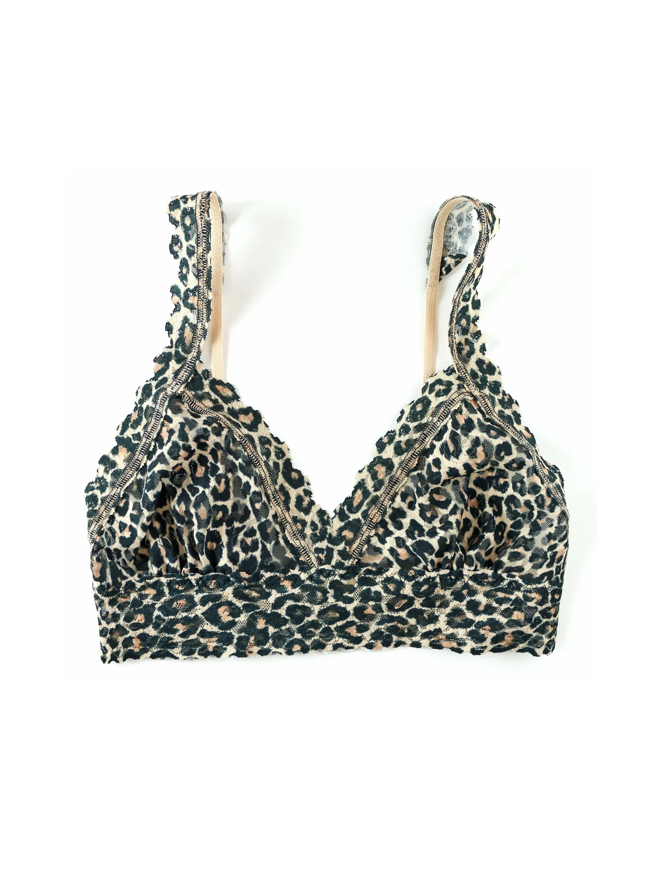 Printed Signature Lace® Crossover Bralette Classic Leopard Sale sold by Hanky Panky product image thumbnail 3