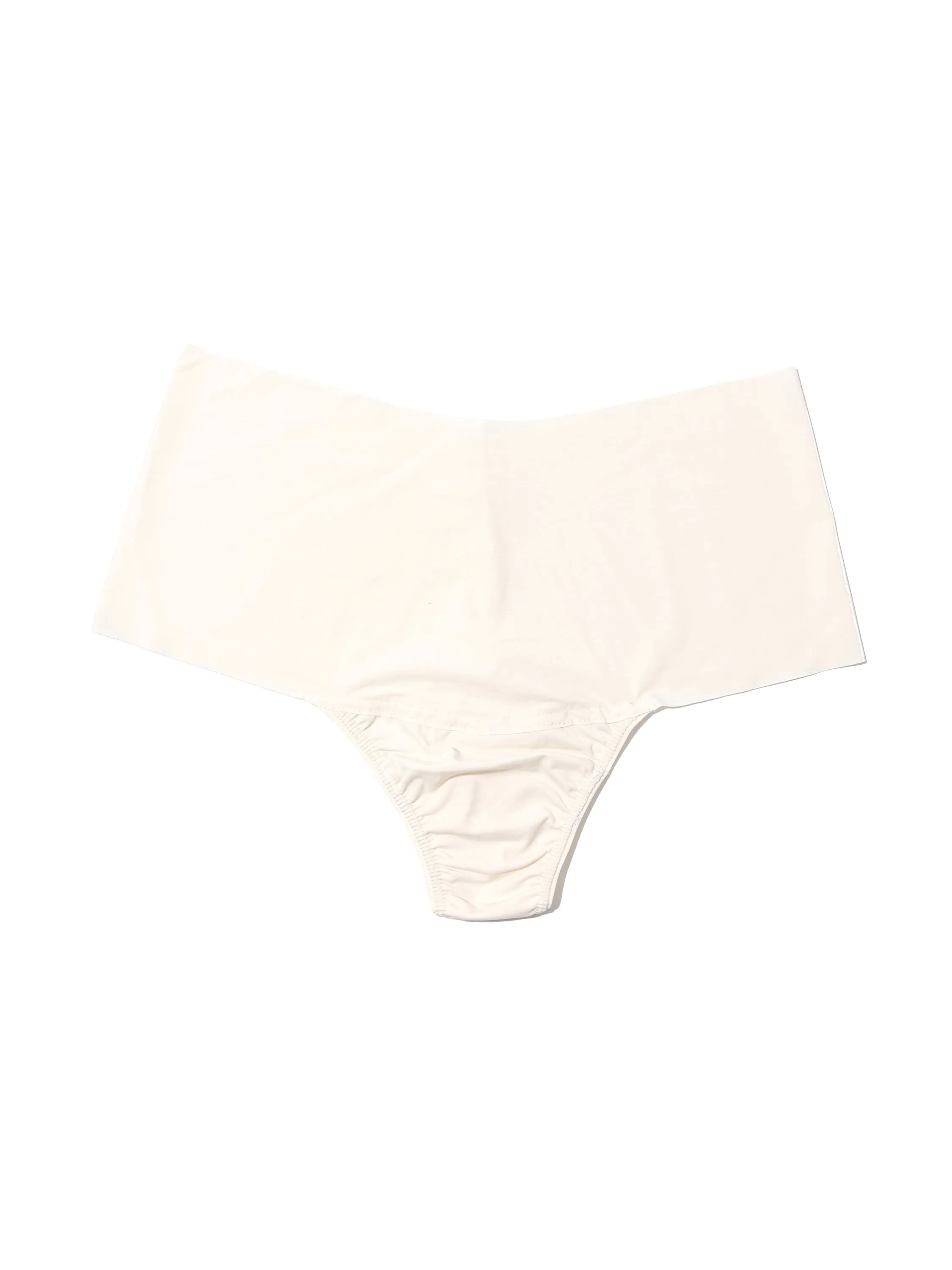 BreatheSoft® High Rise Thong Linen White Sale sold by Hanky Panky