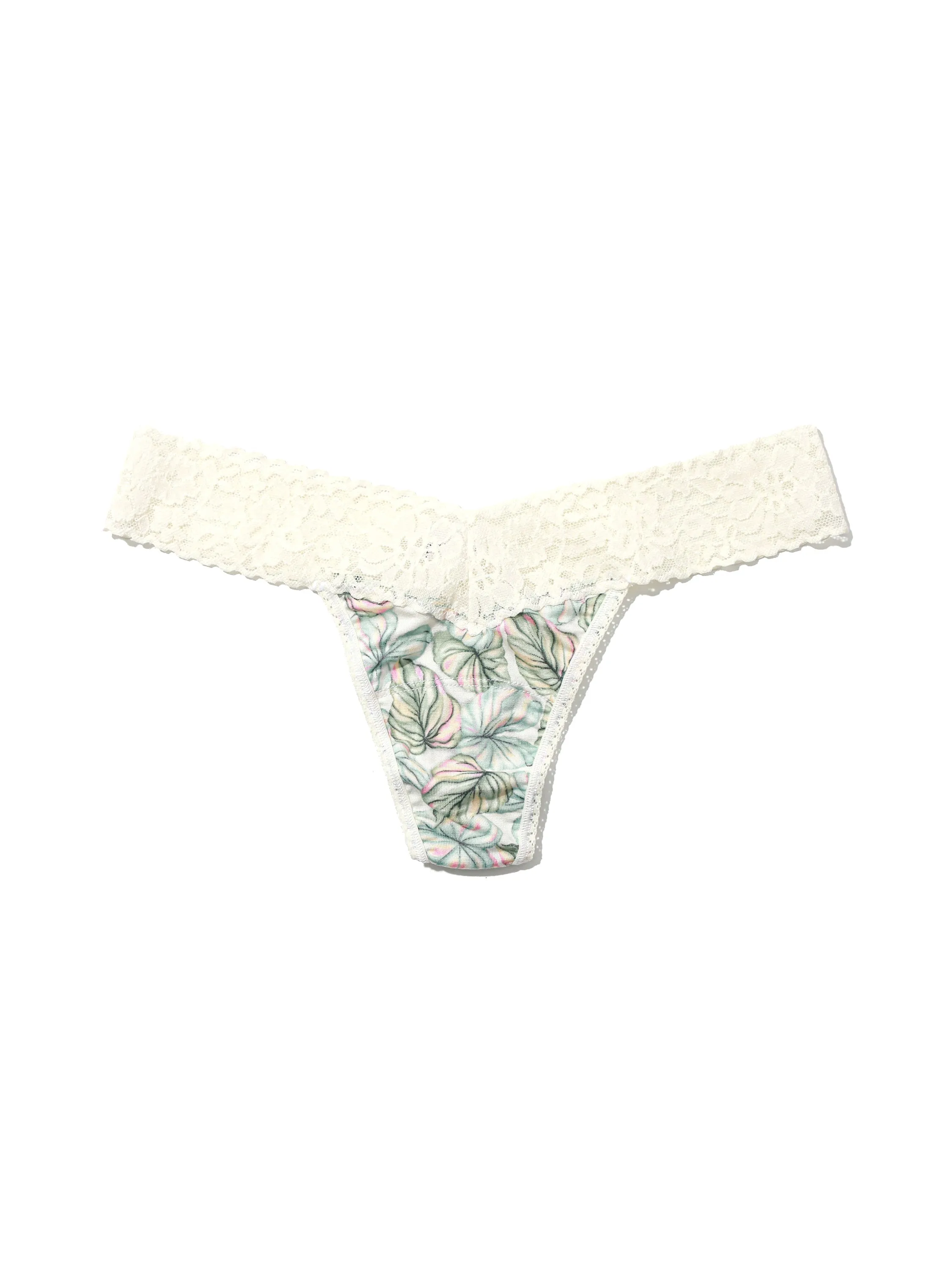 Printed DreamEase® Low Rise Thong Begonia Leaf sold by Hanky Panky product image thumbnail 2