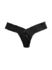 Signature Lace® Low Rise Thong Black sold by Hanky Panky