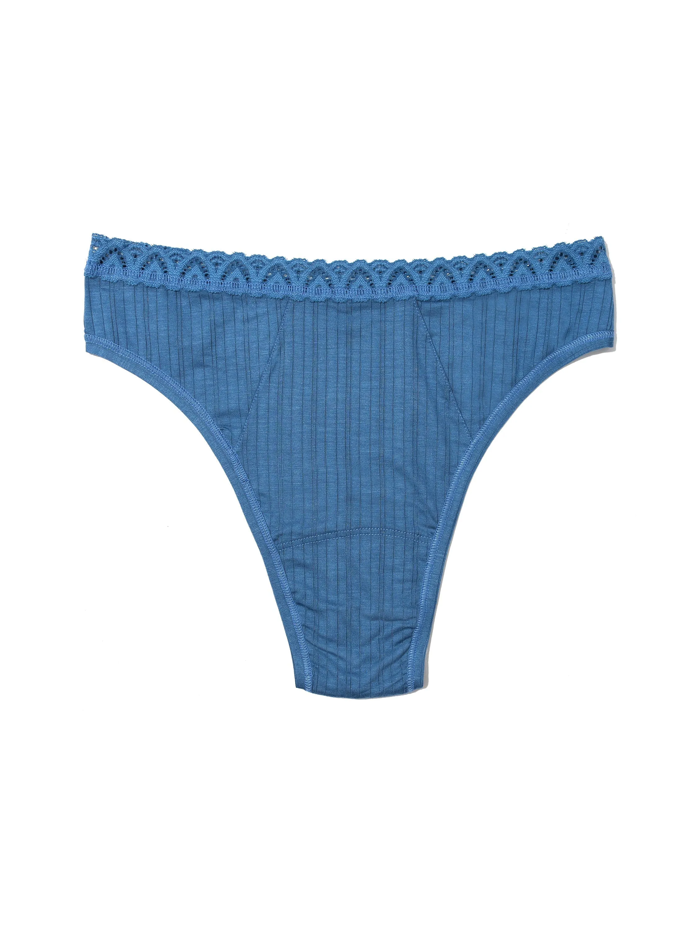 MellowLuxe™ High Cut Thong Storm Cloud Blue Sale sold by Hanky Panky product image thumbnail 3