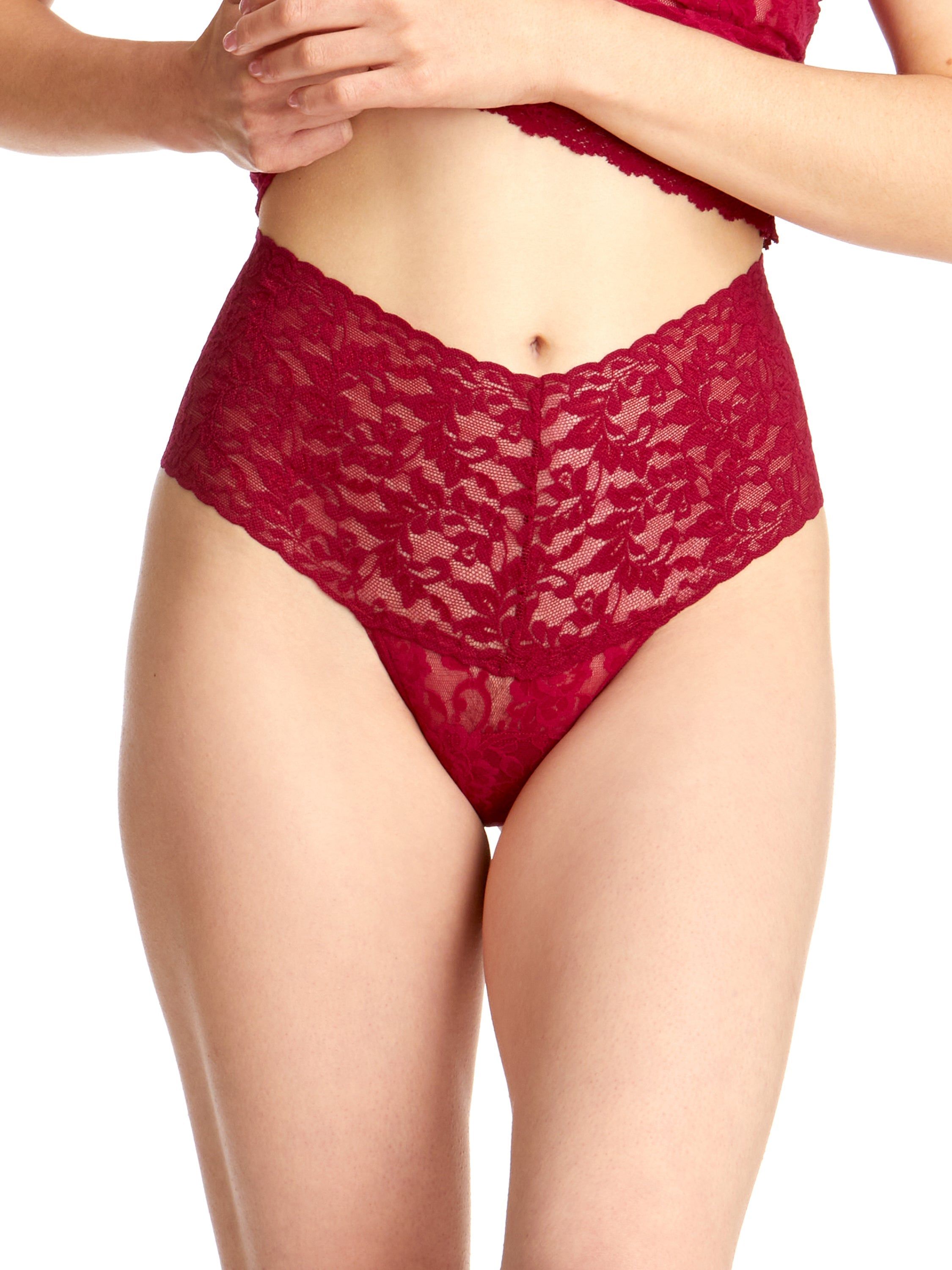 3 Pack Retro Lace Thong Exclusive sold by Hanky Panky product image thumbnail 6