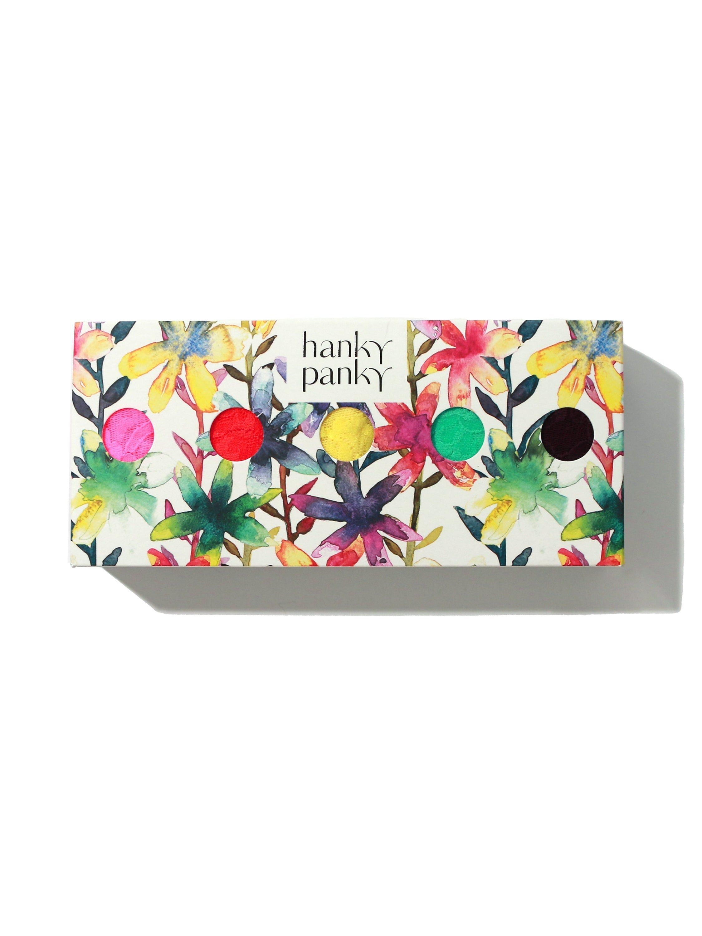 5 Pack Signature Lace Low Rise Thongs in Printed Box Sale sold by Hanky Panky product image thumbnail 3