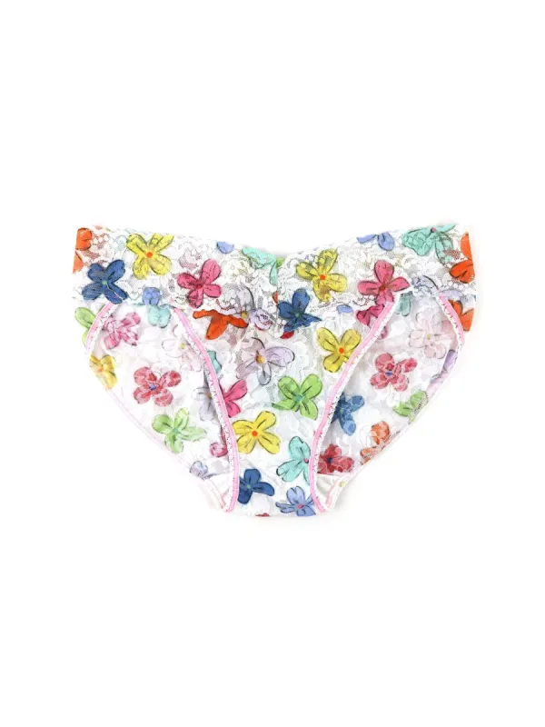 Printed Signature Lace V-Kini Sale Mod For You sold by Hanky Panky